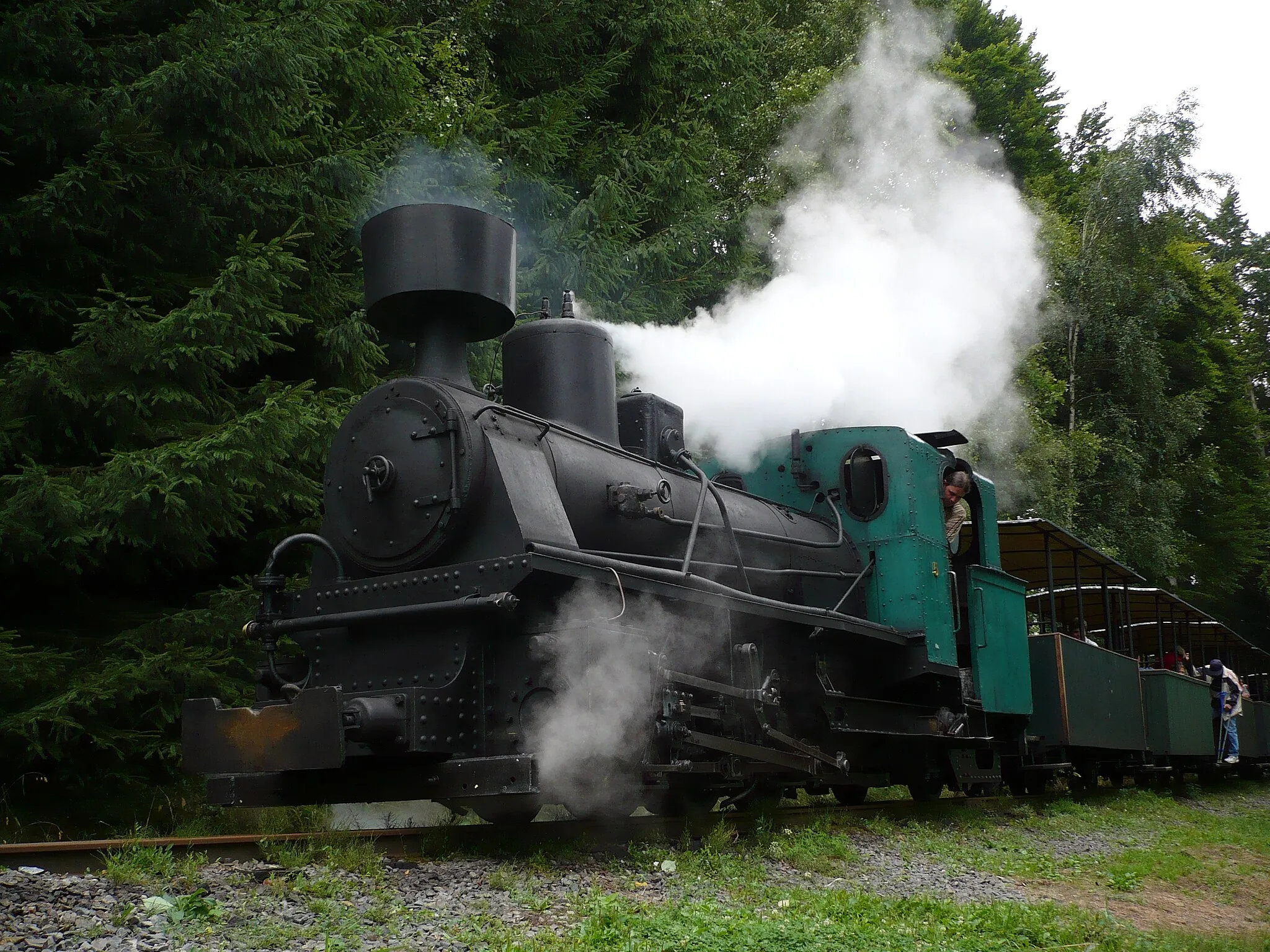 Photo showing: Steam Locomotive Krauss-Linz 1518 (manufactured in 1929), Mladějov Industrial Railway