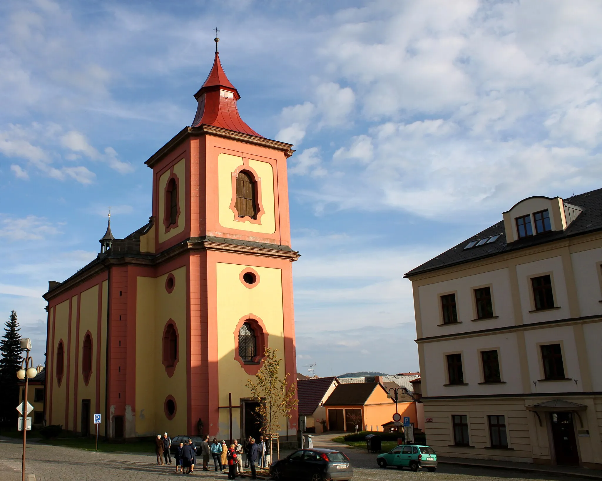 Photo showing: Jilemnice, saint Lawrence church