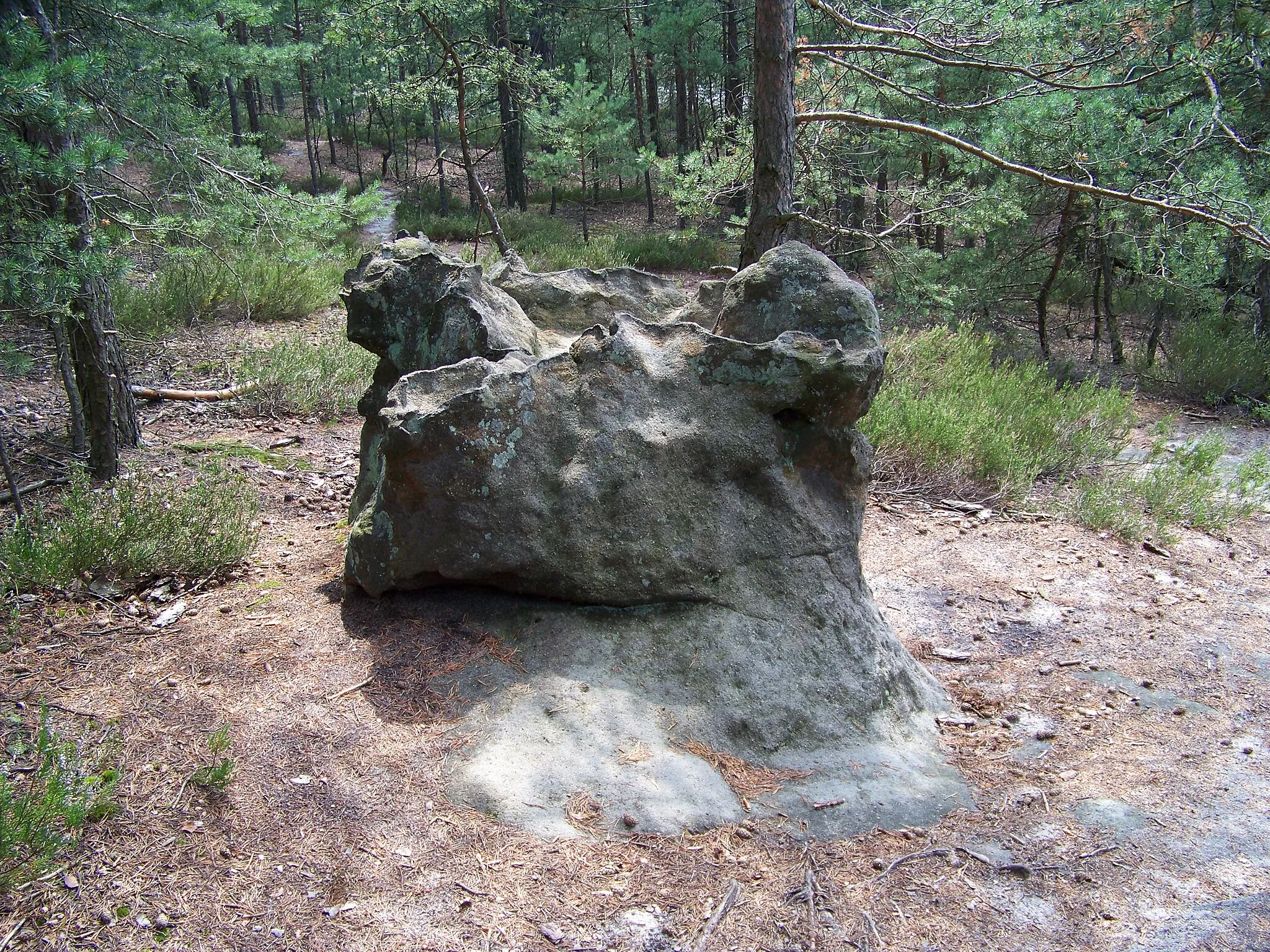 Photo showing: Husa Hill. Protected Landscape Area of Kokořínsko. (Cadastral area of Domašice, Česká Lípa District, Liberec Region, the Czech Republic.)