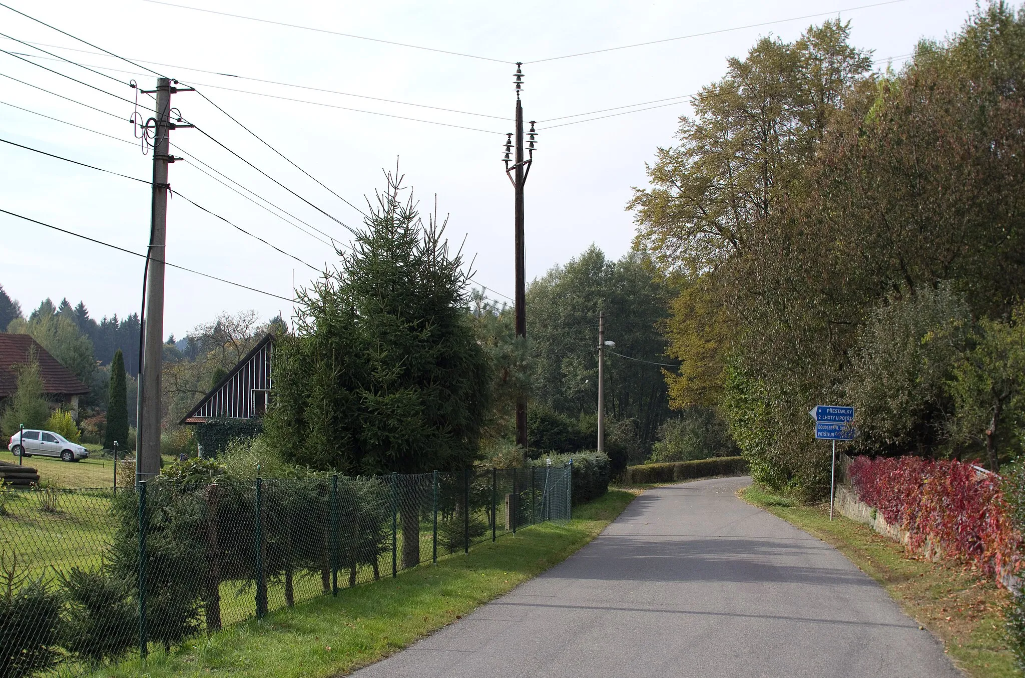 Photo showing: Street, Proruby, Rychnov nad Kněžnou District, Hradec Králové Region