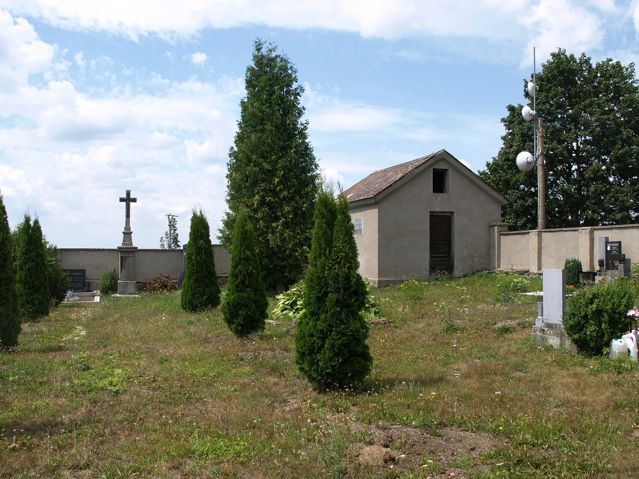 Photo showing: Cemestry in Mezilesí u Lanškrouna