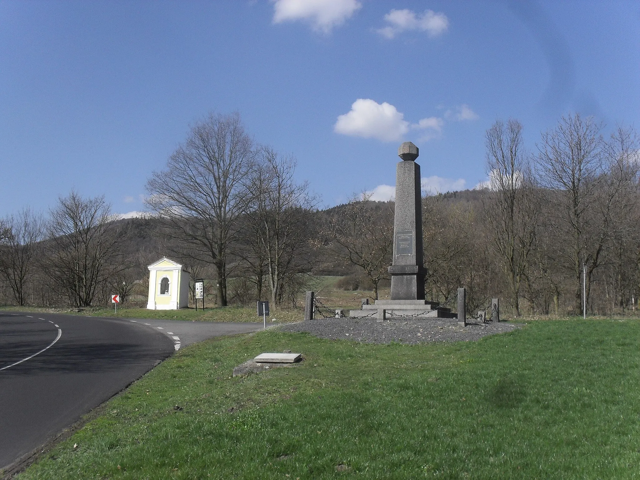 Photo showing: Památník zlomové situace během bitvy u Chlumce.