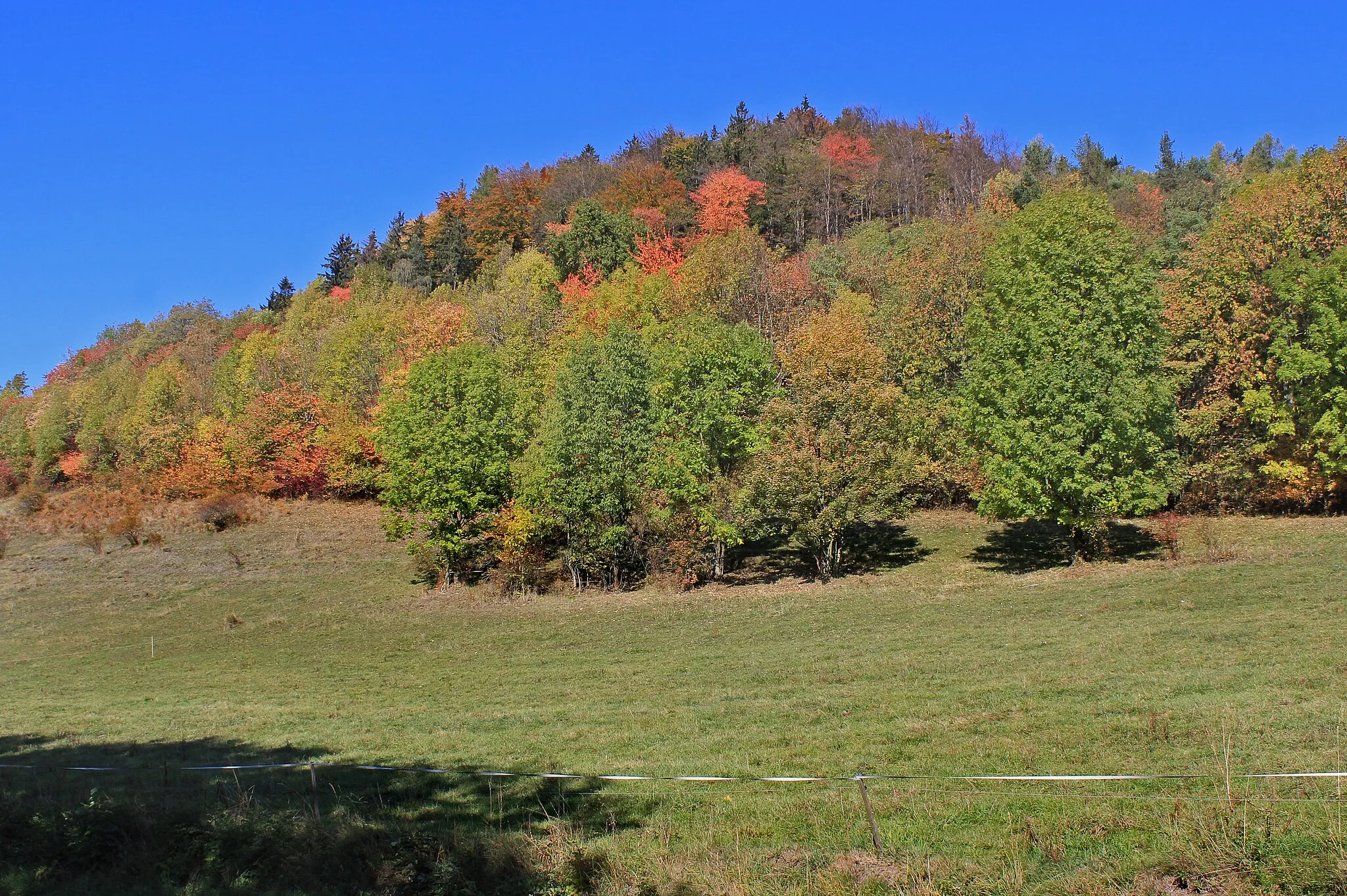 Photo showing: National nature monument Kozákov in Kozákov village, part of Radostná pod Kozákovem, Czech Republic.