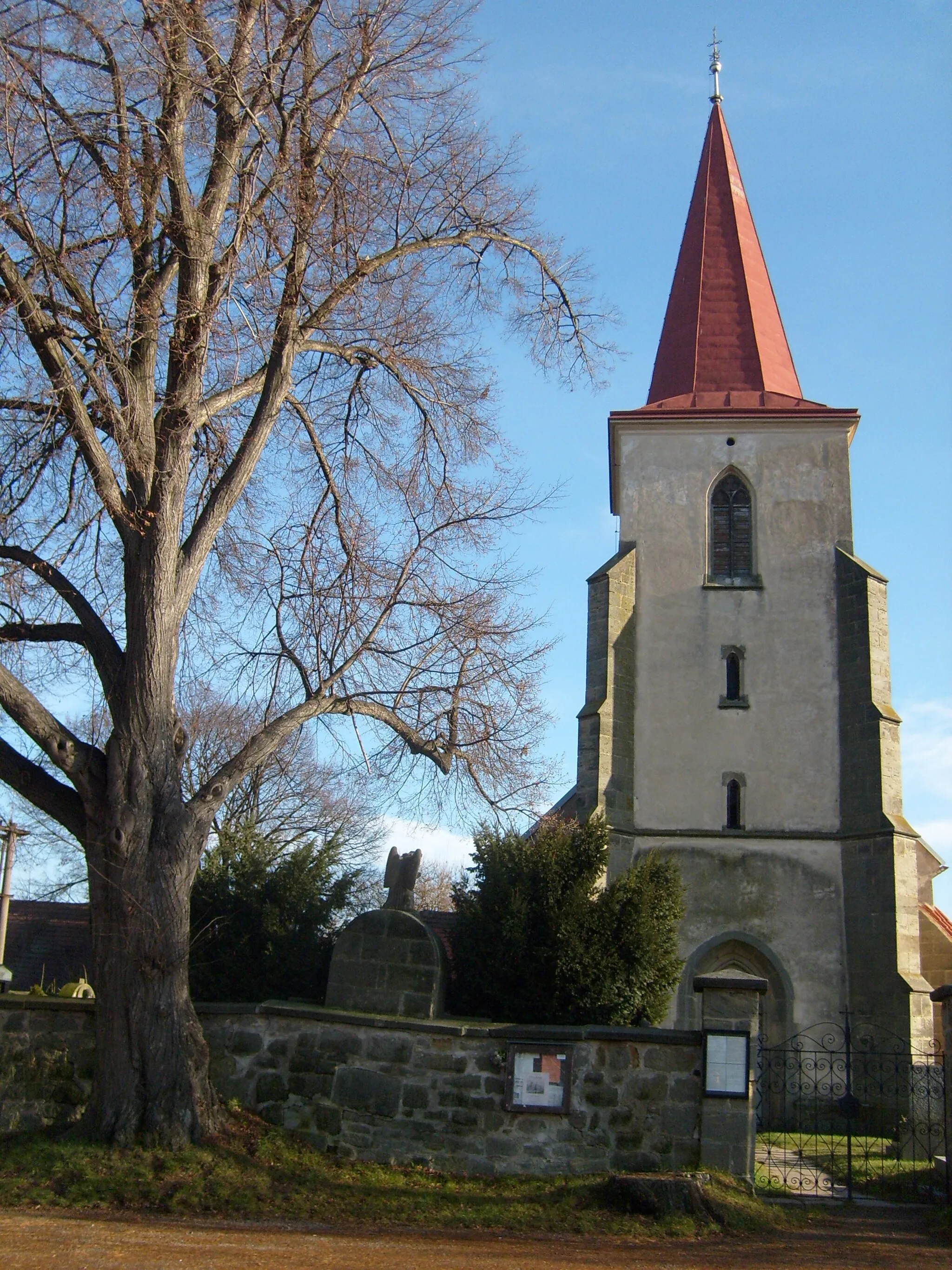 Photo showing: Kostel sv. Jiří, Tři Bubny, Orel, Pardubice Region, Czech Republic