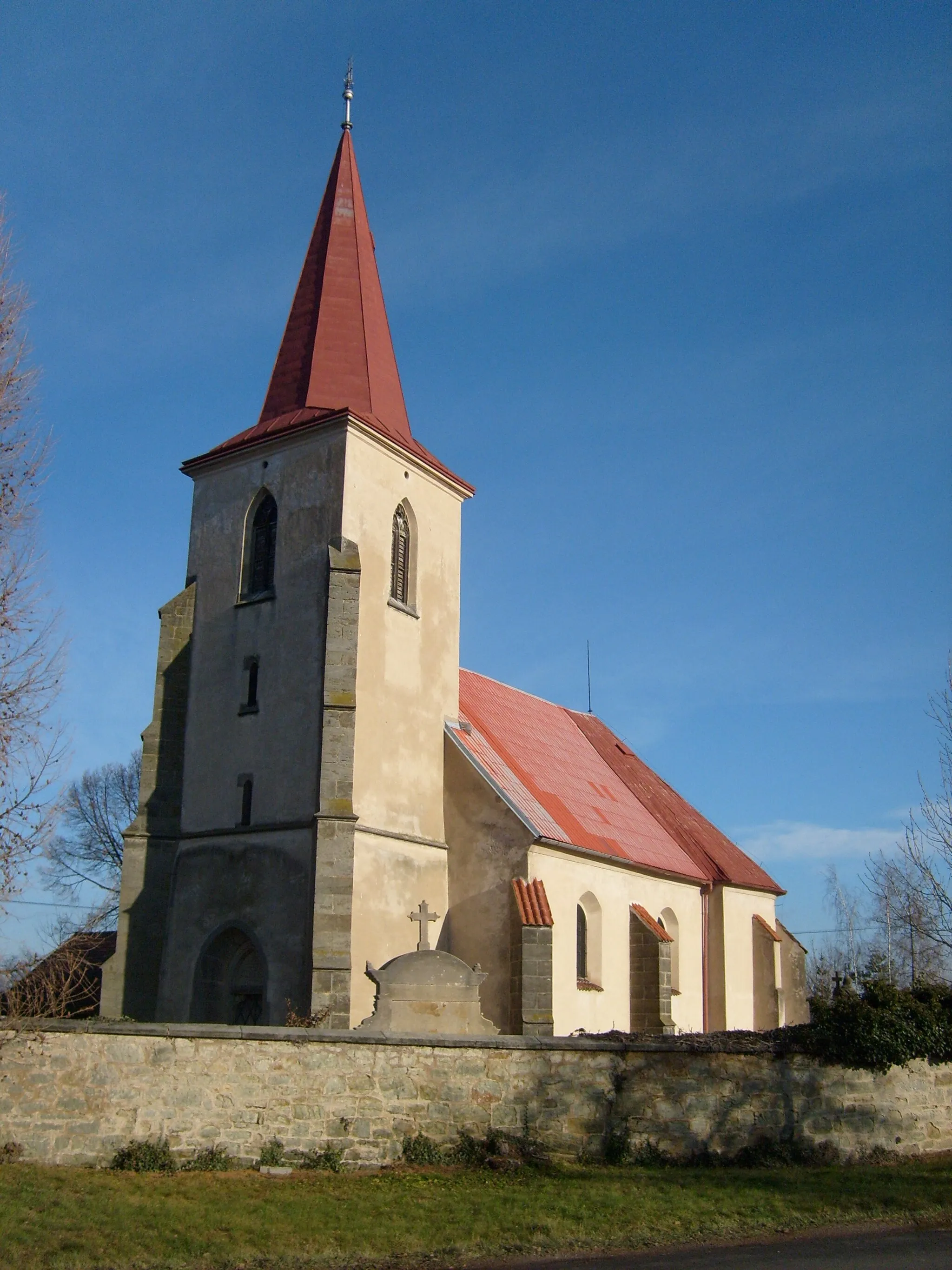 Photo showing: Kostel sv. Jiří, Tři Bubny, Orel, Pardubice Region, Czech Republic