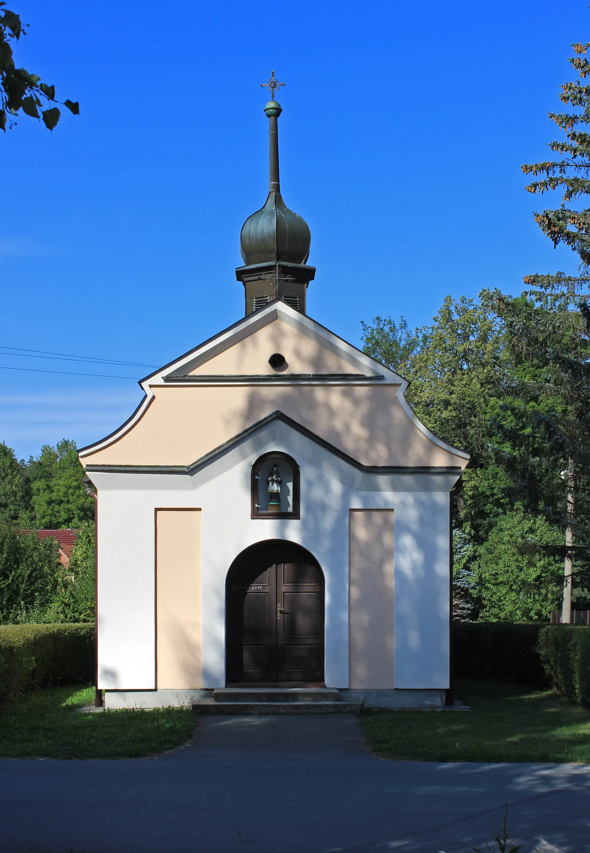 Photo showing: Chapel in Poříčí u Litomyšle, Czech Republic.