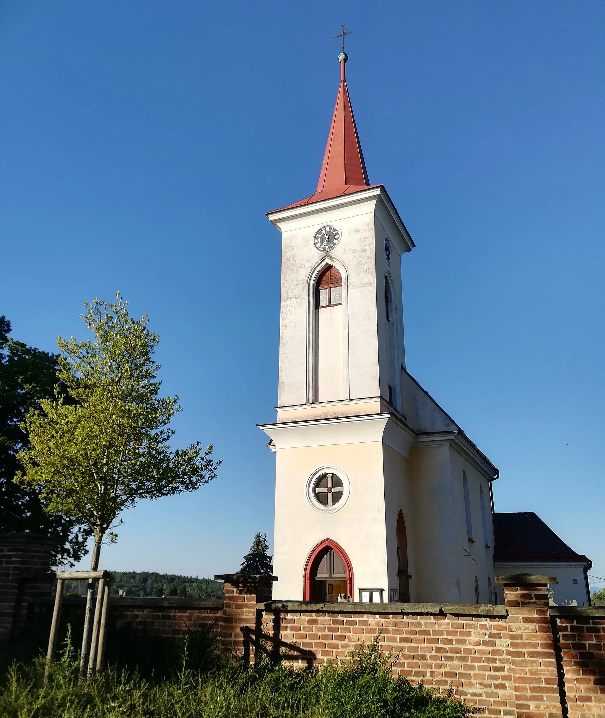 Photo showing: Kościół Przemienienia Pańskiego w Velichovkach.