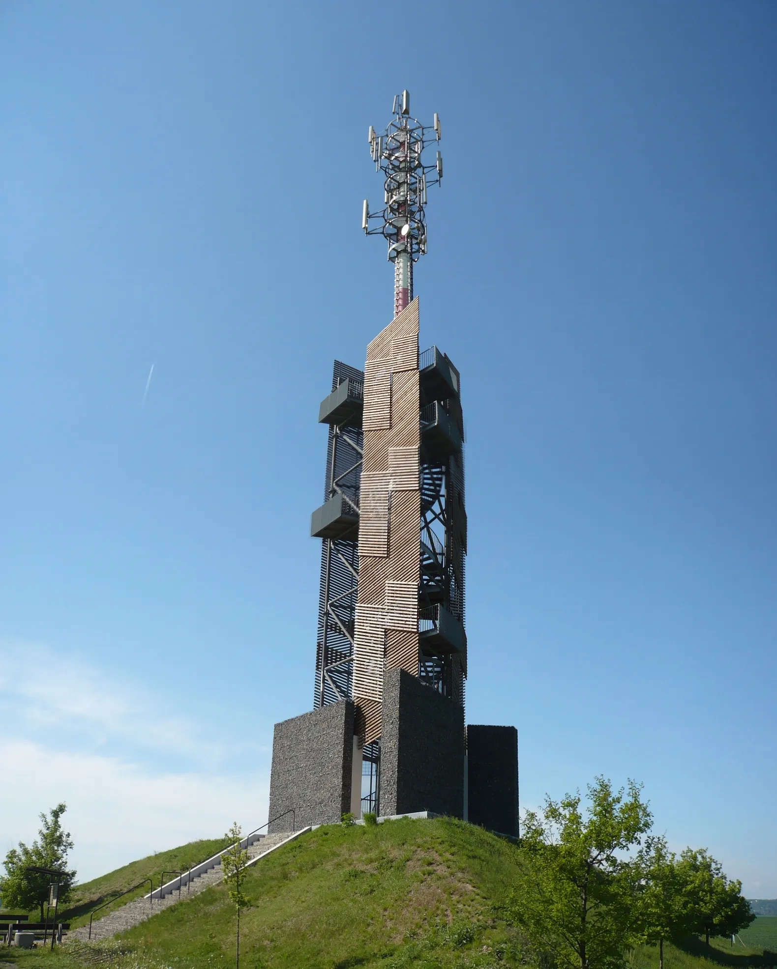 Photo showing: Observation Tower Romanka, Hruby Jesenik, Nymburk, Czech Republic