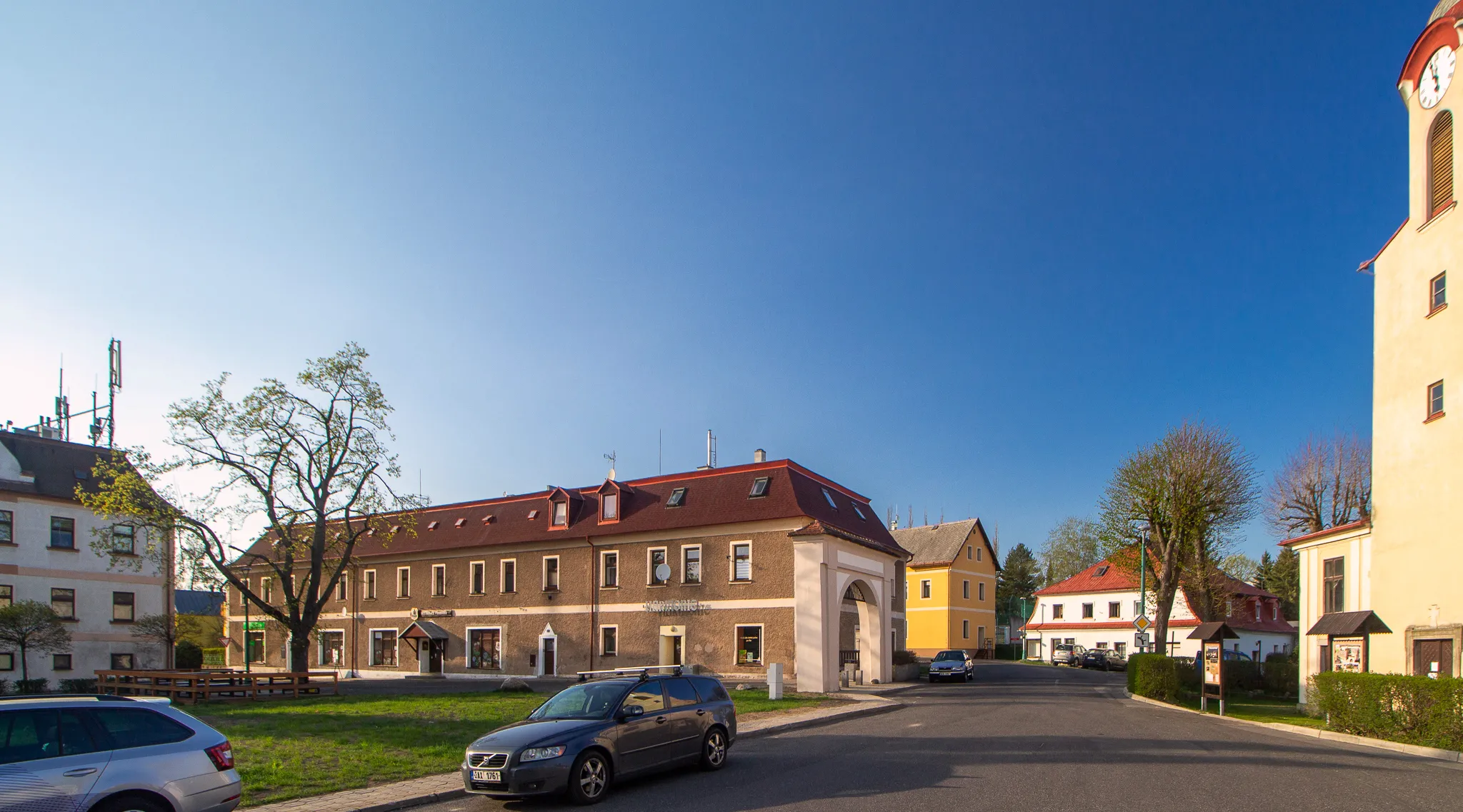 Photo showing: Stráž nad Nisou, okolí kostela svaté Kateřiny