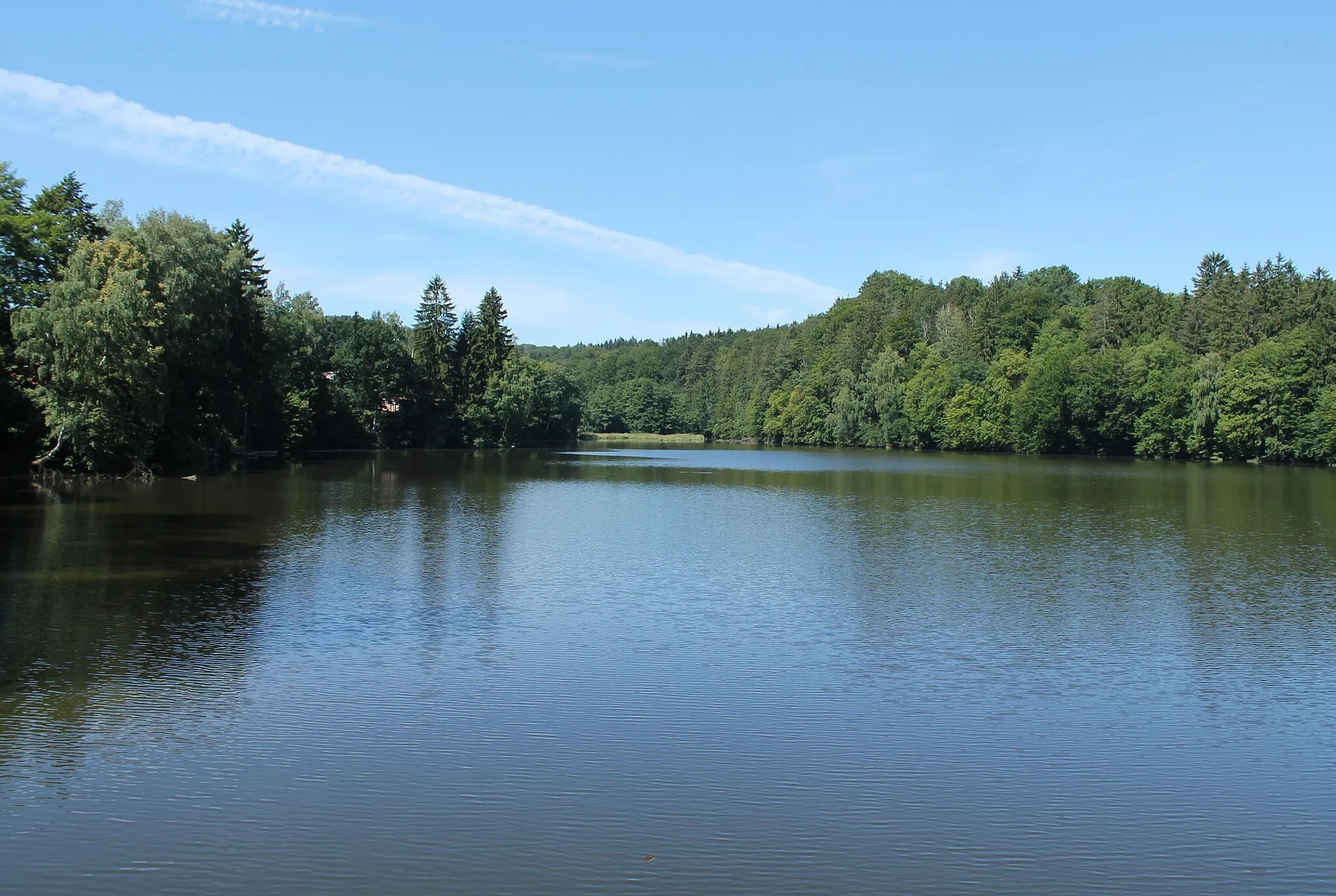 Photo showing: Padrty (Seč II) Dam, Hořelec, Bojanov / Seč, Chrudim District, Czech Republic