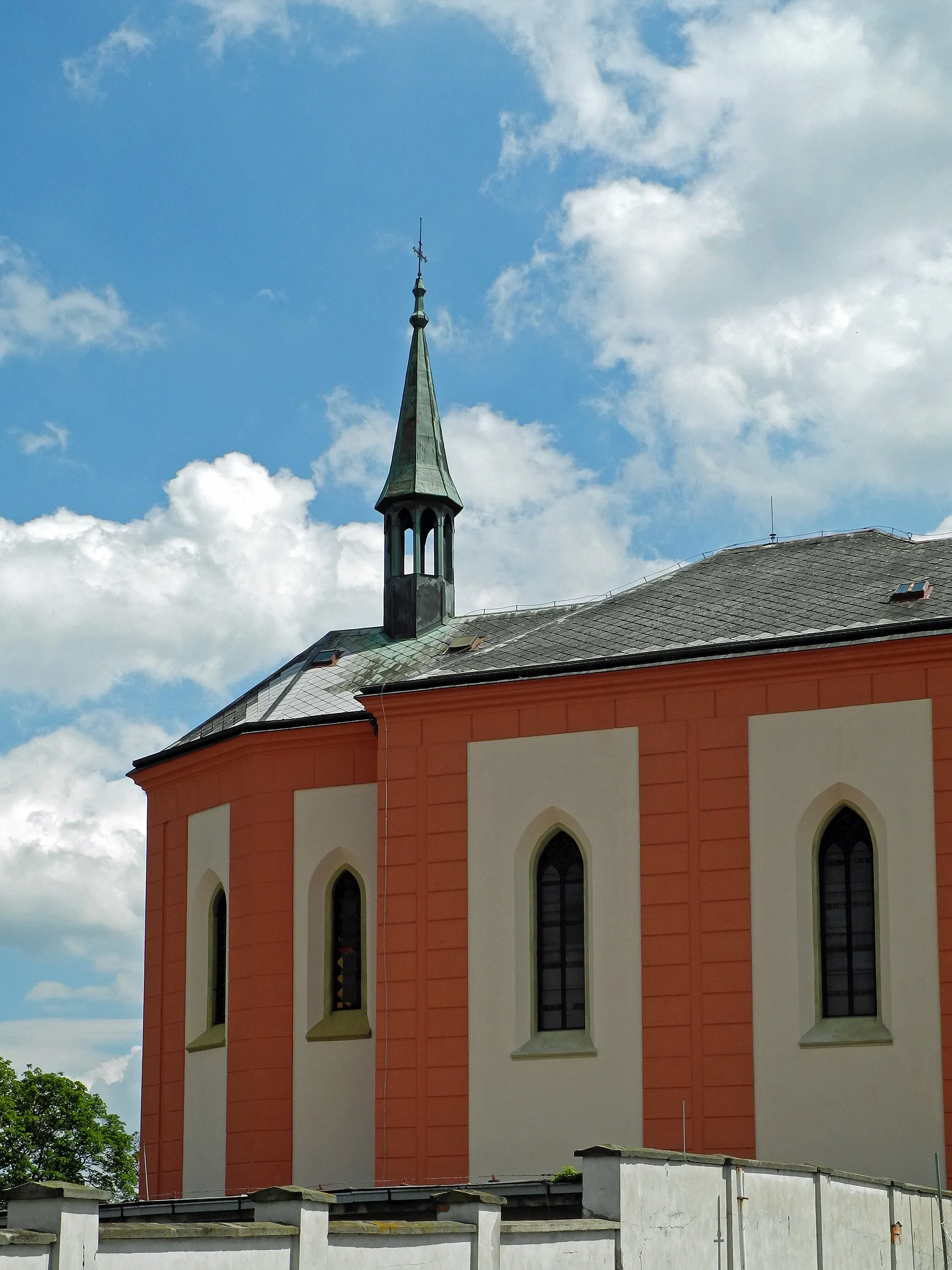 Photo showing: Schlosskapelle Mariä Himmelfahrt am Schloss in Žamberk (Senftenberg in Böhmen)