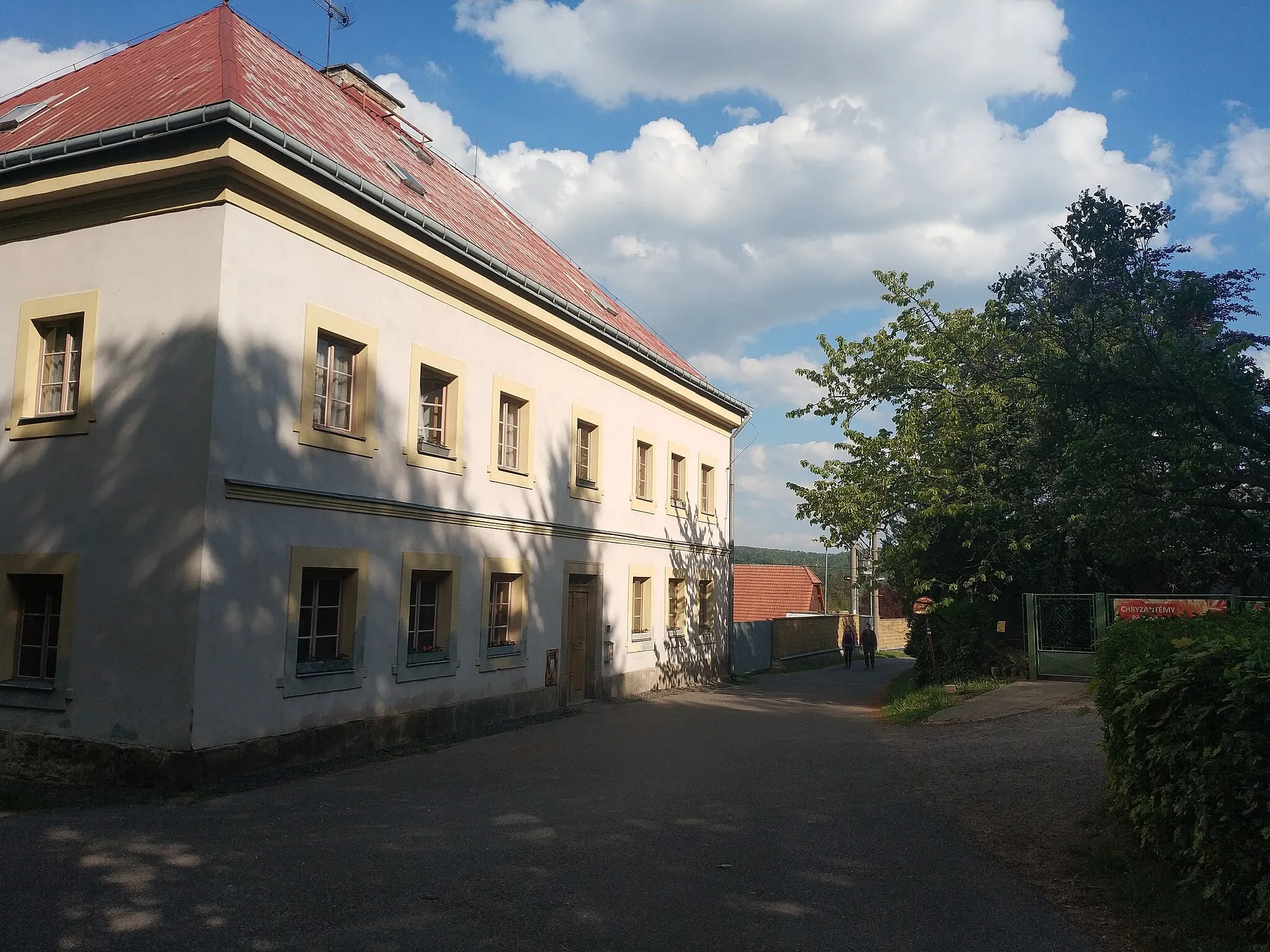 Photo showing: Ulice Kostelní vrch v Hodkovicích nad Mohelkou. Česká republika.