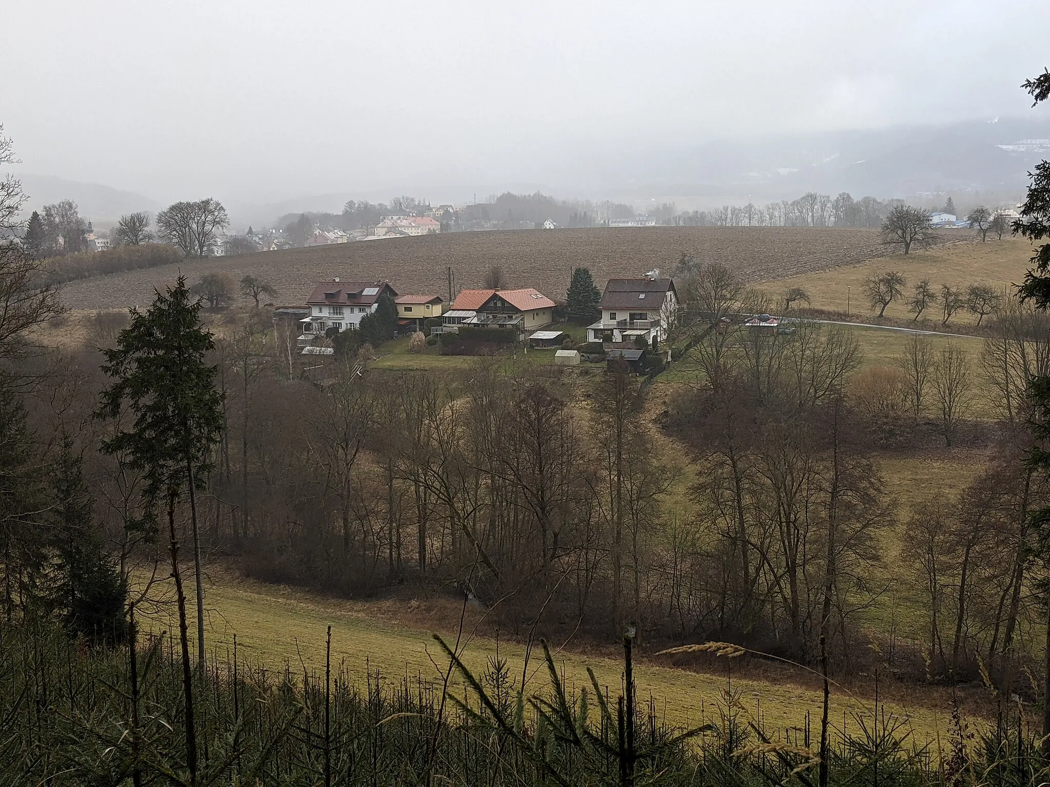 Photo showing: Sobotice u Českého Dubu - celkový pohled od jihu