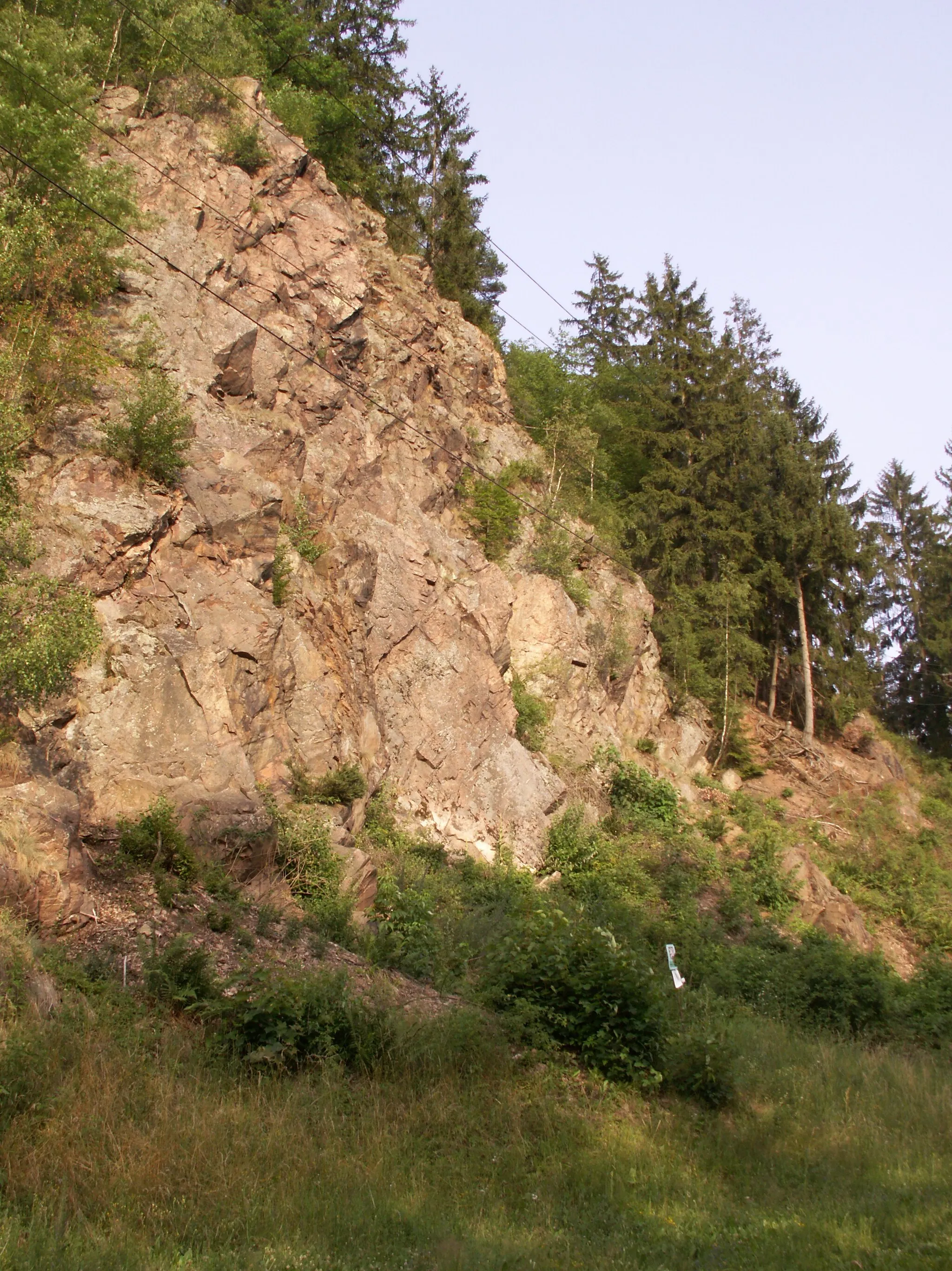 Photo showing: přírodní rezervace "Vírská skalka" u obce Vír, okres Žďár nad Sázavou