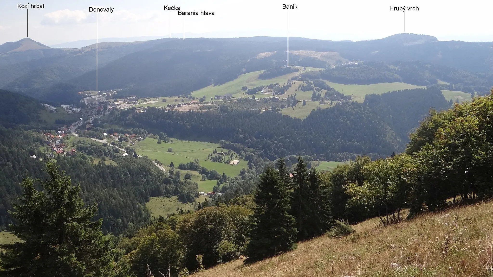 Photo showing: View from Zvolen