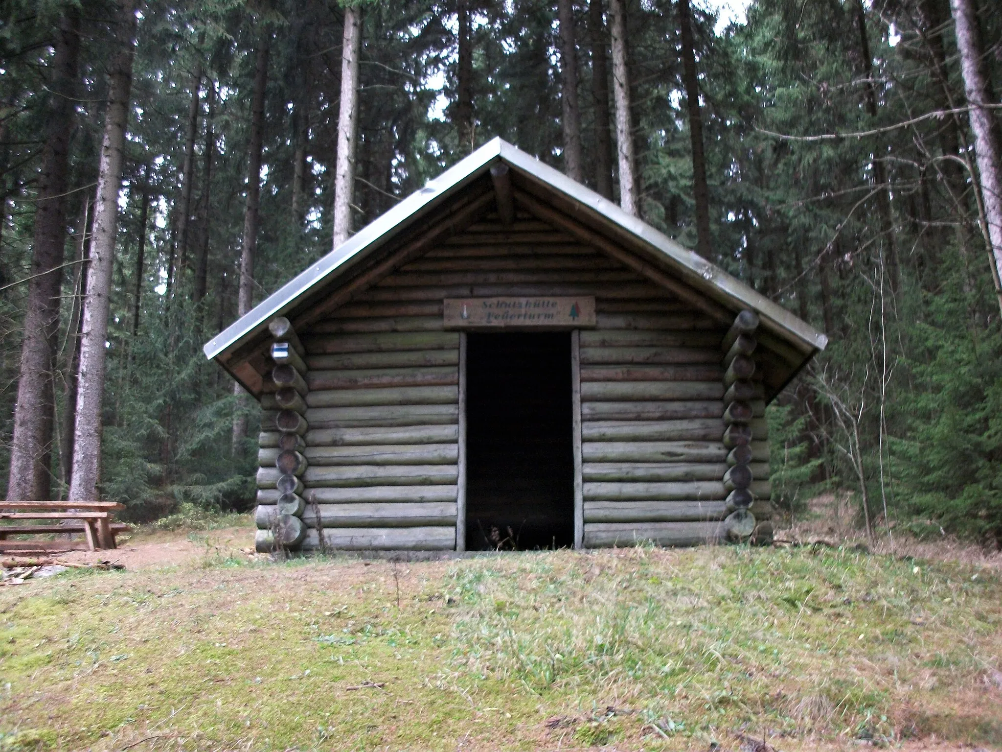 Photo showing: Schutzhütte Feuerturm