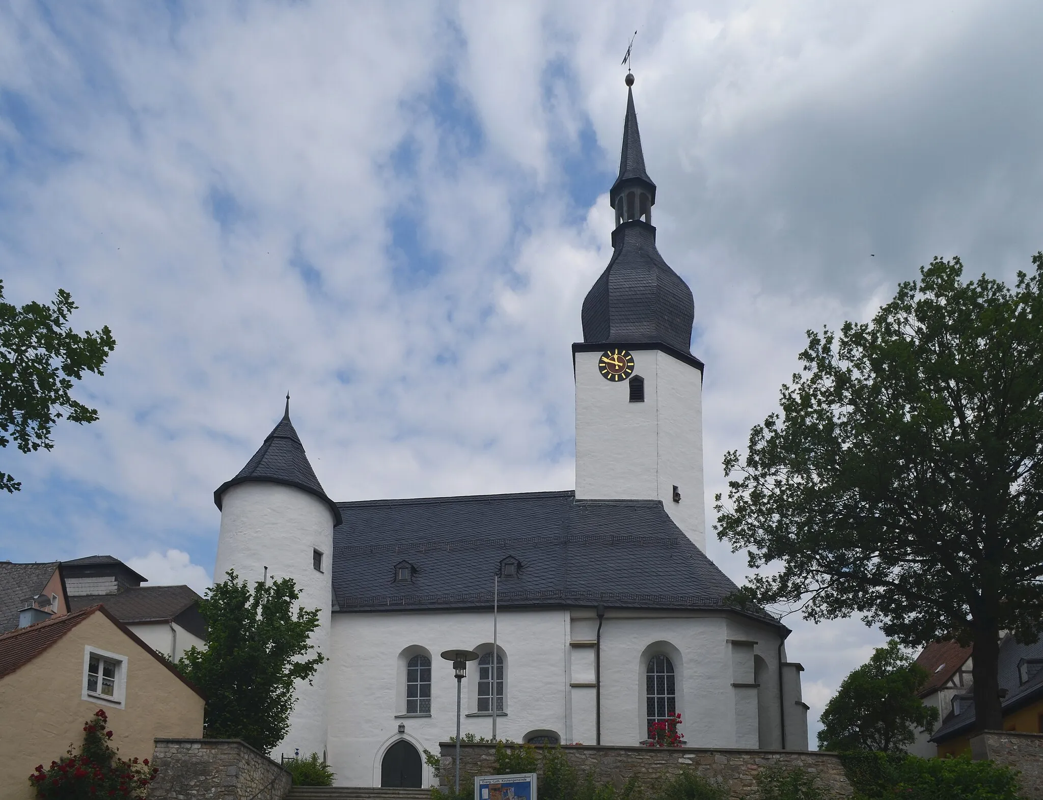 Photo showing: Thiersheim (Oberfranken-Deutschland) - Evangelisch-lutherische Sankt Ägidien Pfarrkirche.