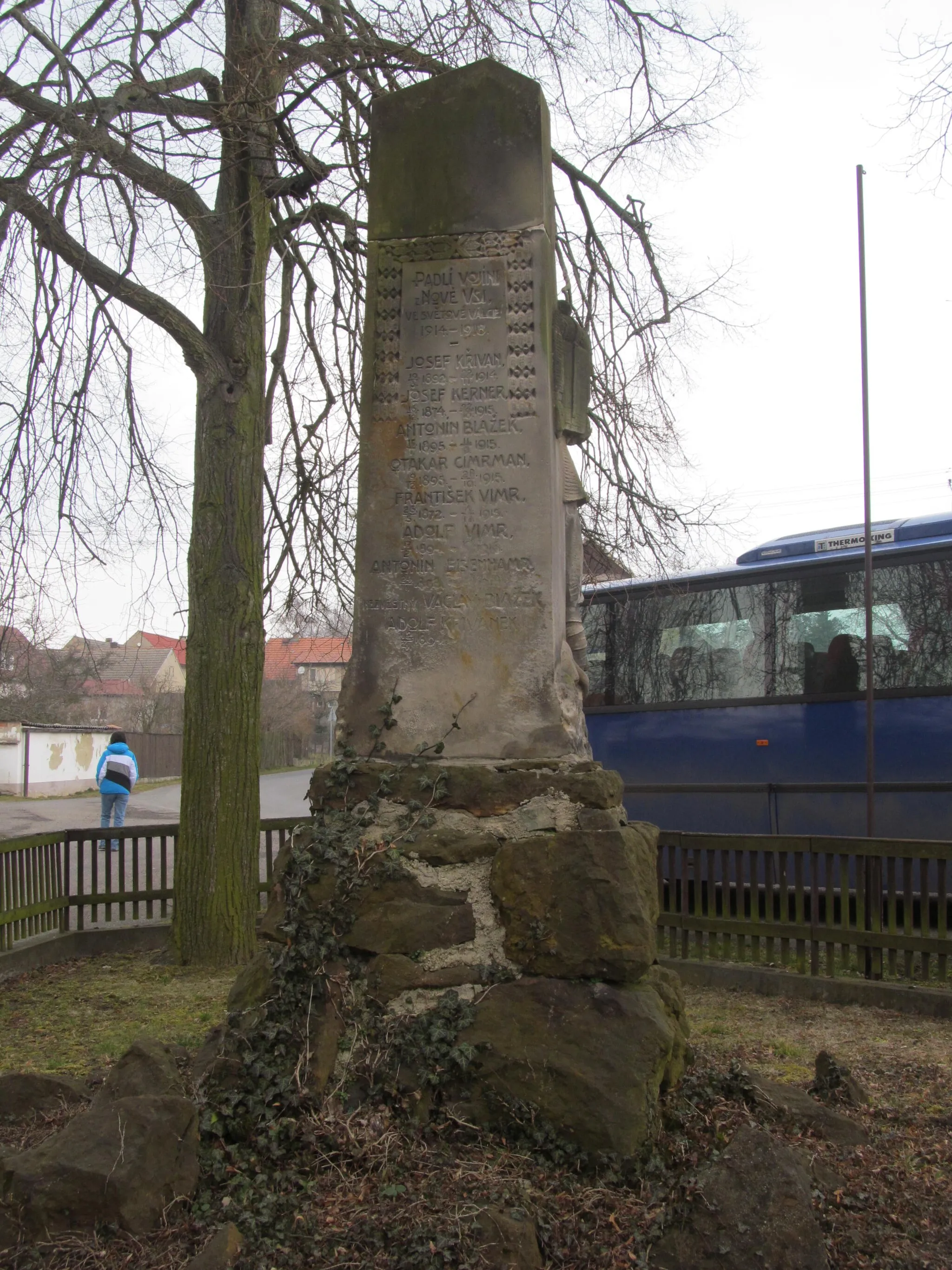 Photo showing: World War I memorial in Nová Ves