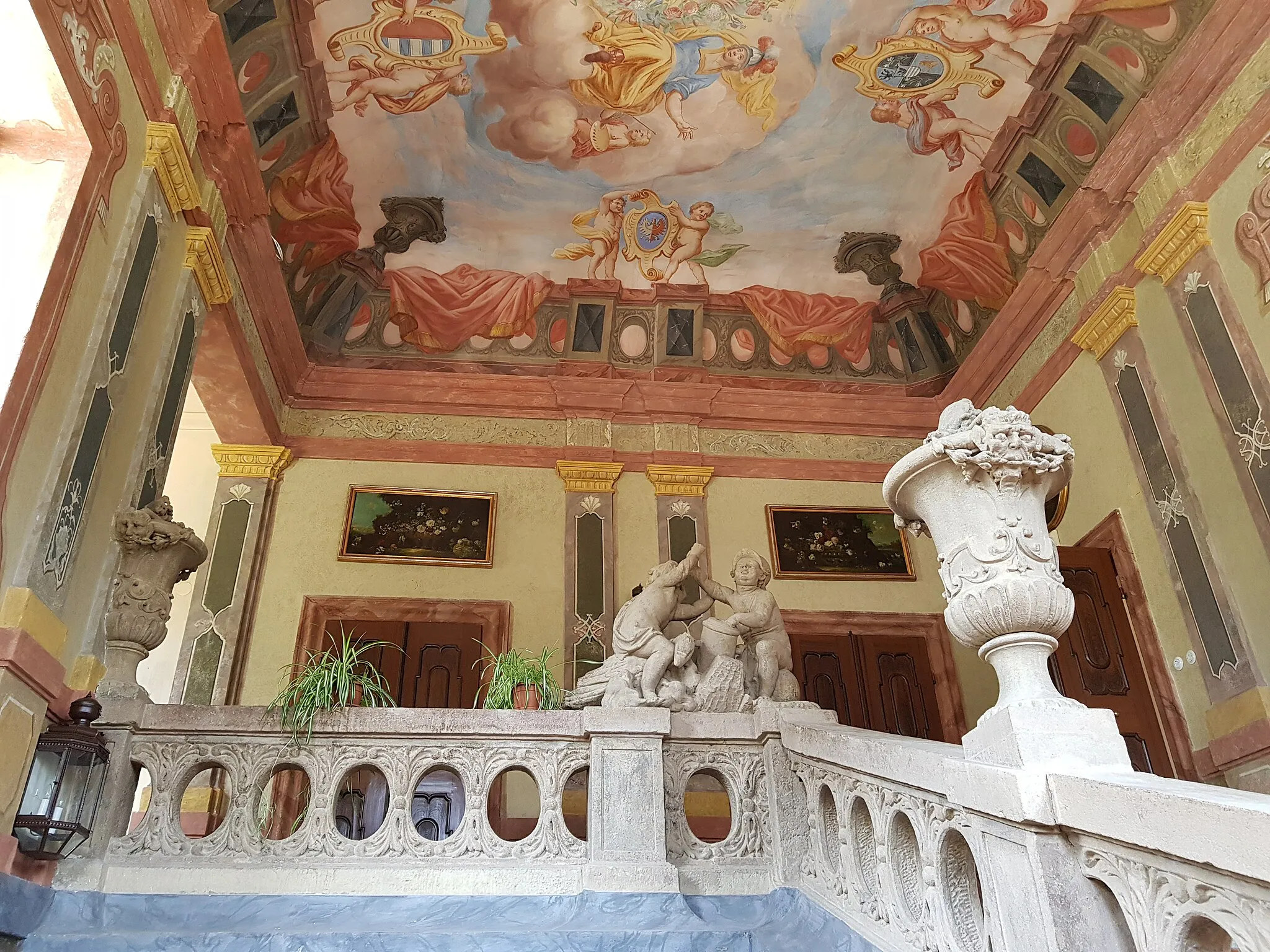 Photo showing: Interiéry zámku Manětín