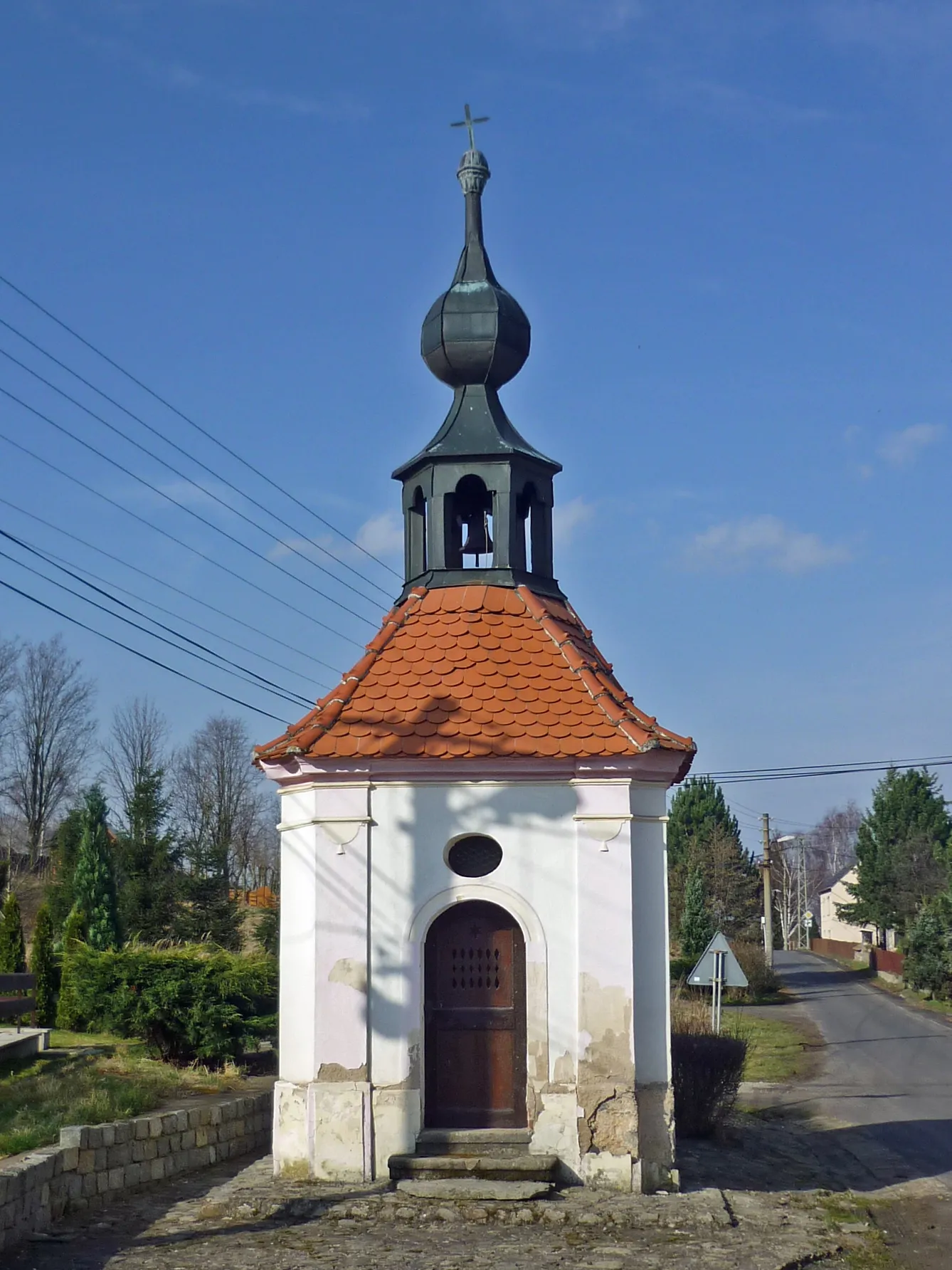 Photo showing: Kapelle in Lellowa (Lelov) im Böhmischen Mittelgebirge