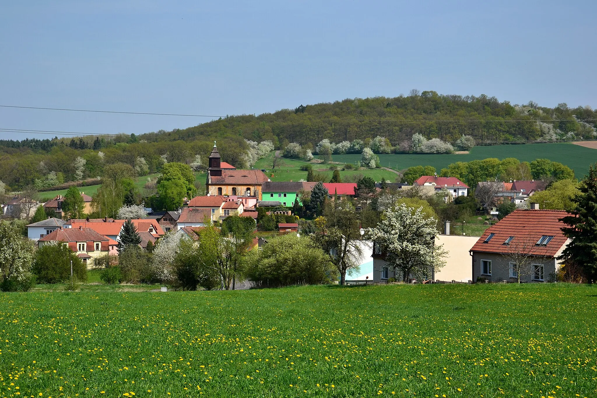 Photo showing: Hradiště – pohled z jihu