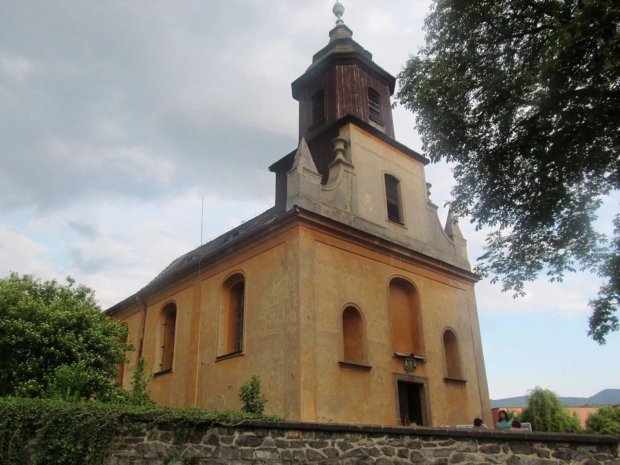 Photo showing: Church of Saint Lawrence in Hradiště by Bžany