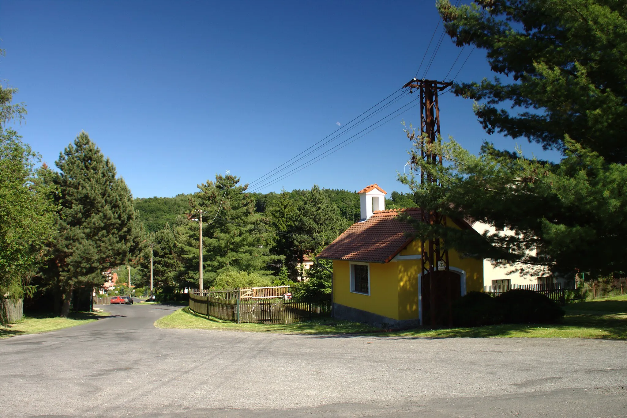 Photo showing: A common in the village of Tašov, Ústí Region, CZ