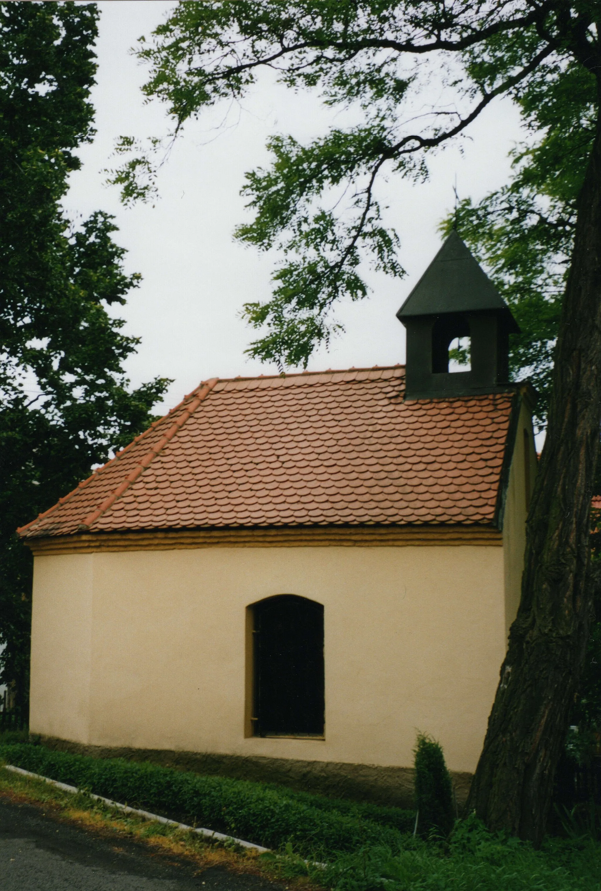 Photo showing: Chapel in Černčice (Žalany), Teplice District, Ústí nad Labem Region, Czech Republic