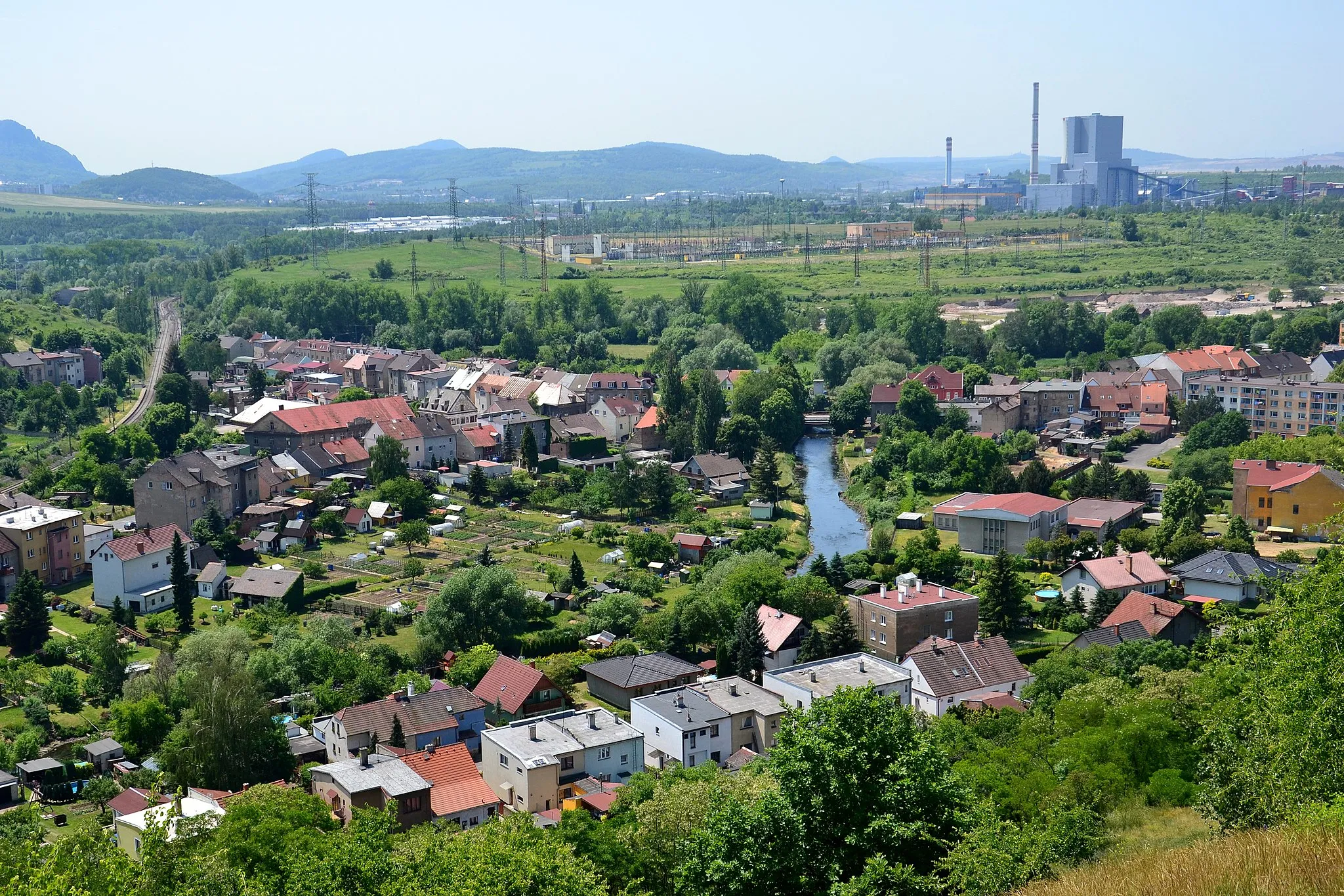 Photo showing: Celkový pohled z Husova vrchu
