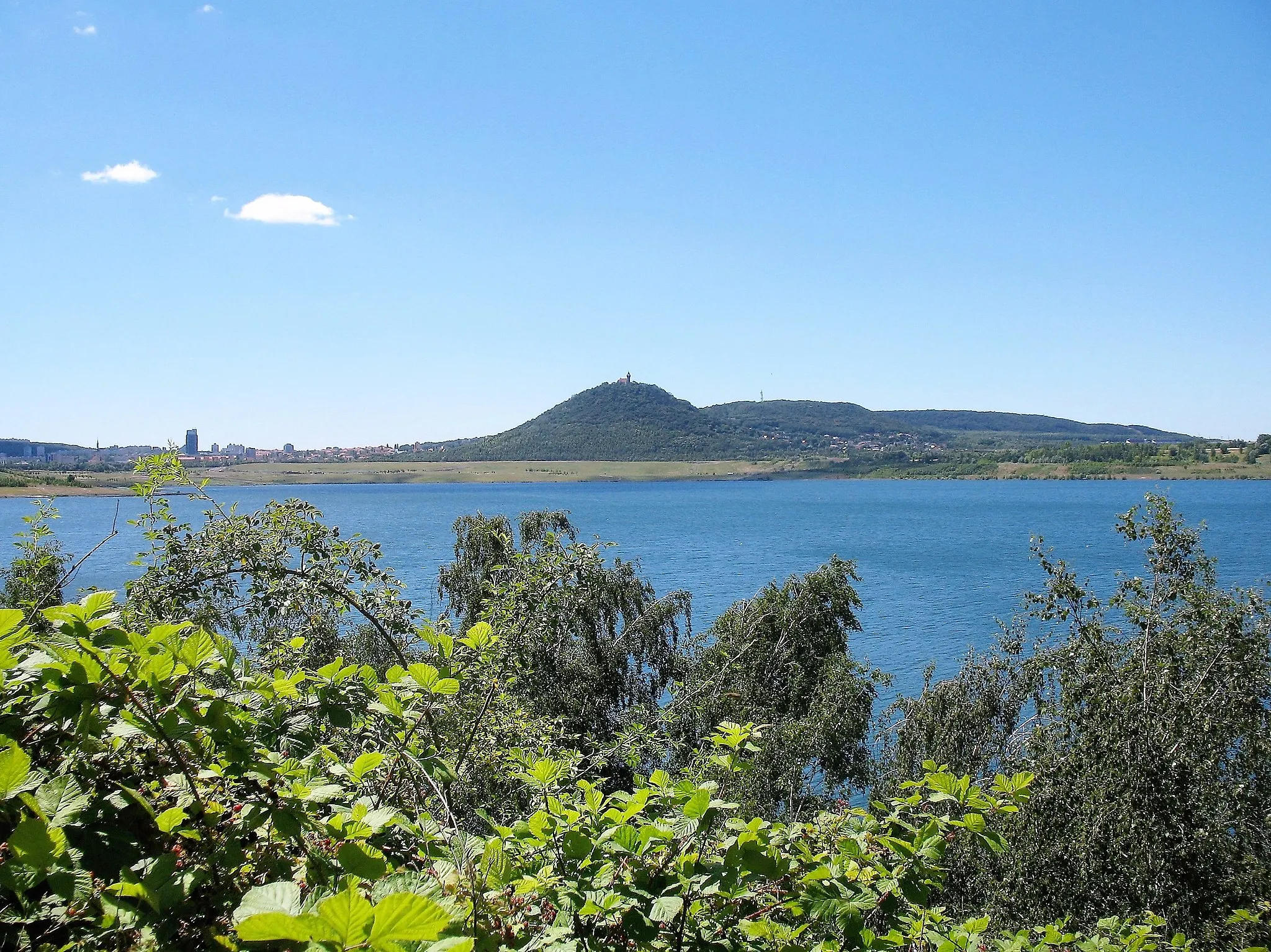 Photo showing: Most Lake, former Coal Mine Ležáky, Northern Bohemia, Czech Republic