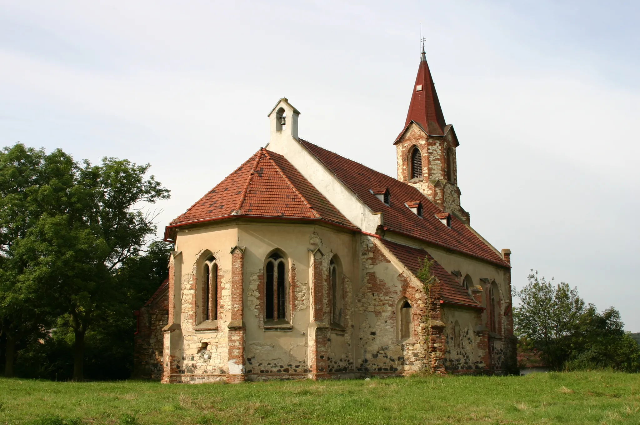 Photo showing: Kostel v Lužici v okrese Most