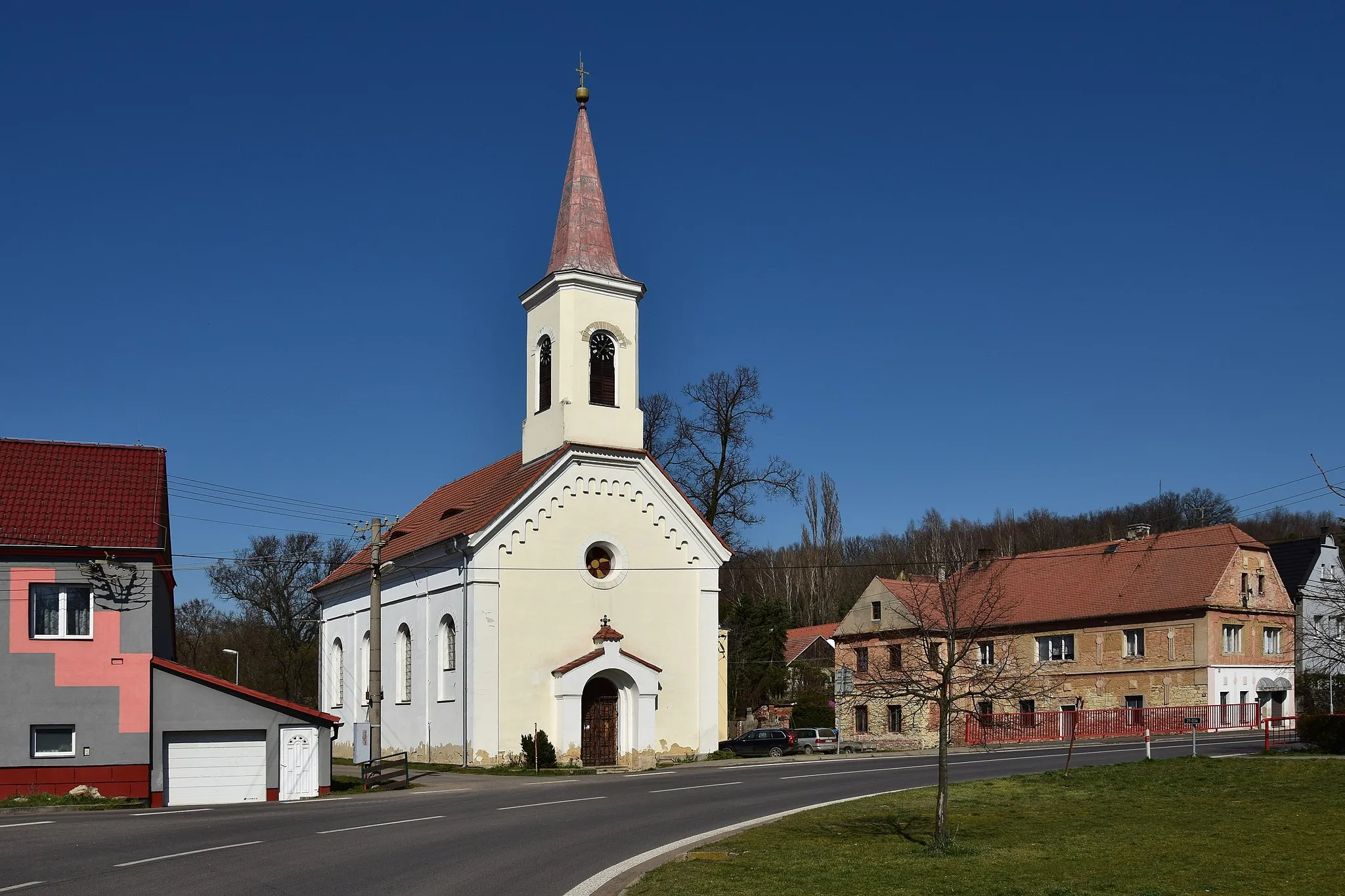 Photo showing: Velemyšleves – kaple svatého Antonína na návsi