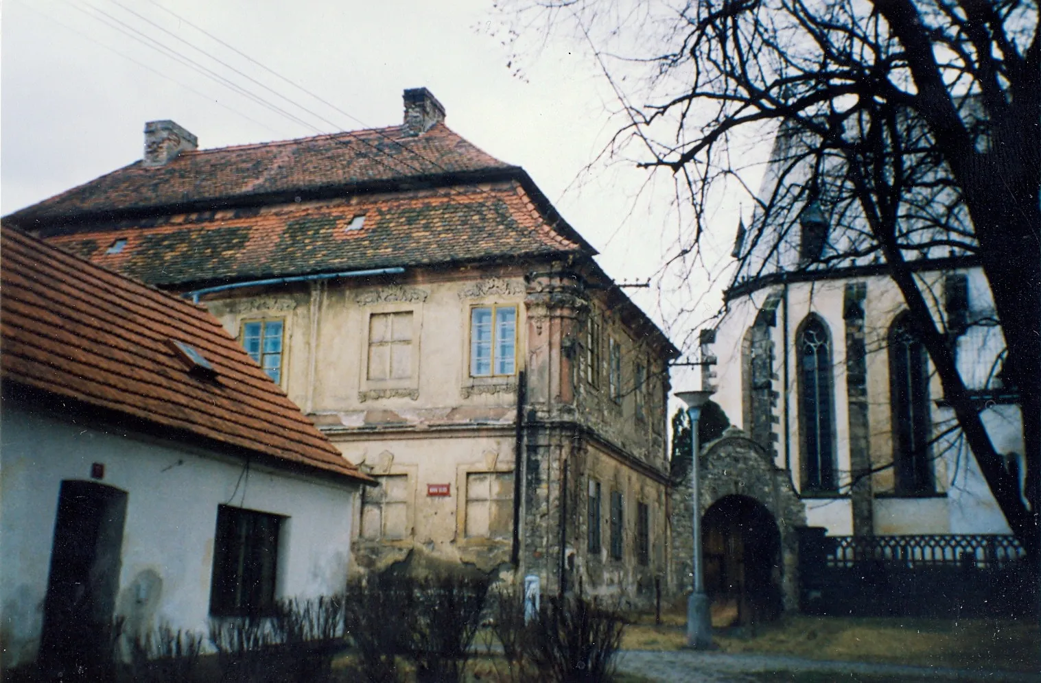 Photo showing: The Rectory in Slavětín