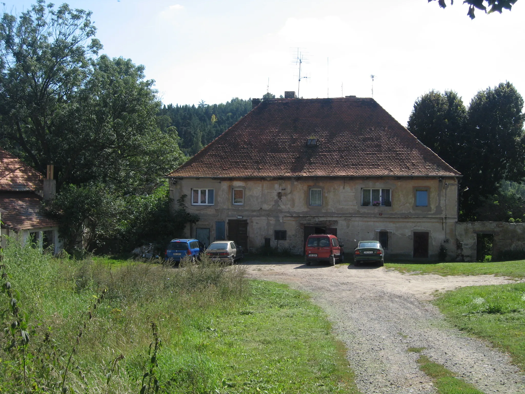 Photo showing: Brodec (Czech Republic) - Former Castle