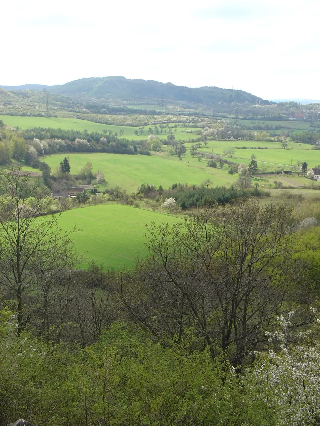 Photo showing: Úhošť hill near Kadaň