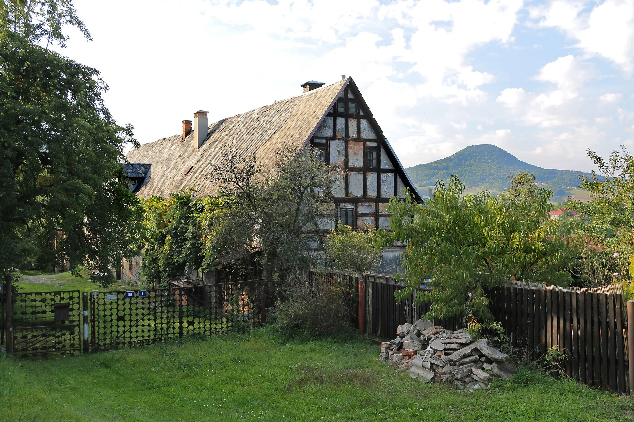 Photo showing: House No 1 in Choratice, part of Malšovice, Czech Republic.