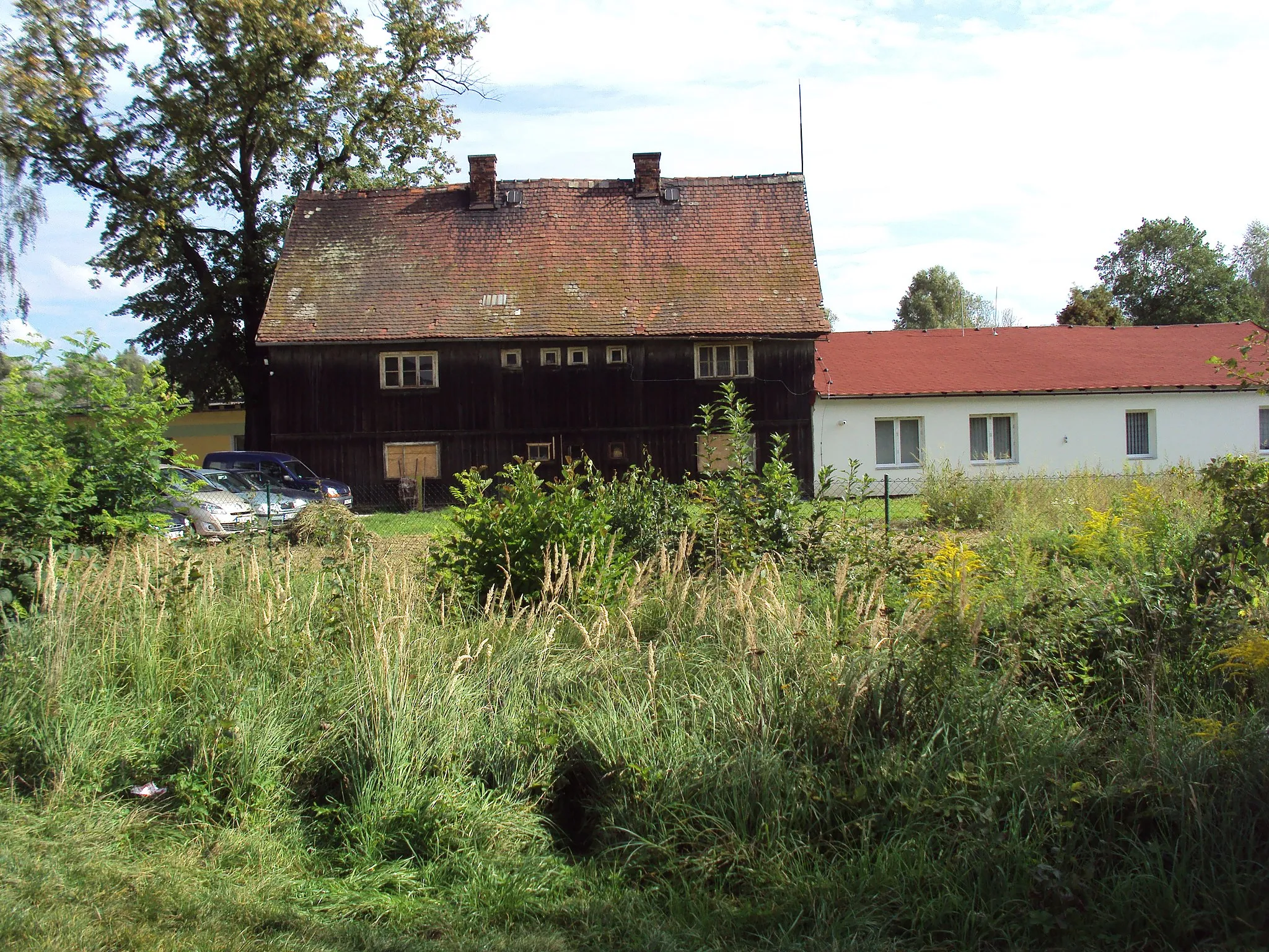 Photo showing: Zbytky staré zástavby čtvrti Robeč, dnes Dubice, Česká Lípa