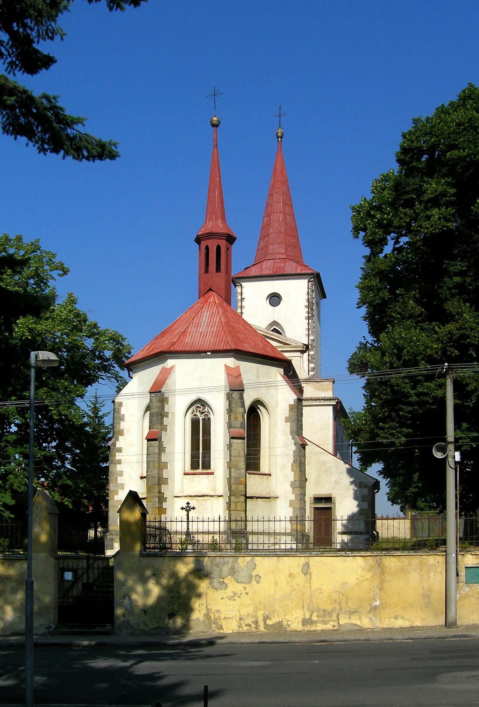 Photo showing: Church of Saint Gall in Račiněves, Czech Republic