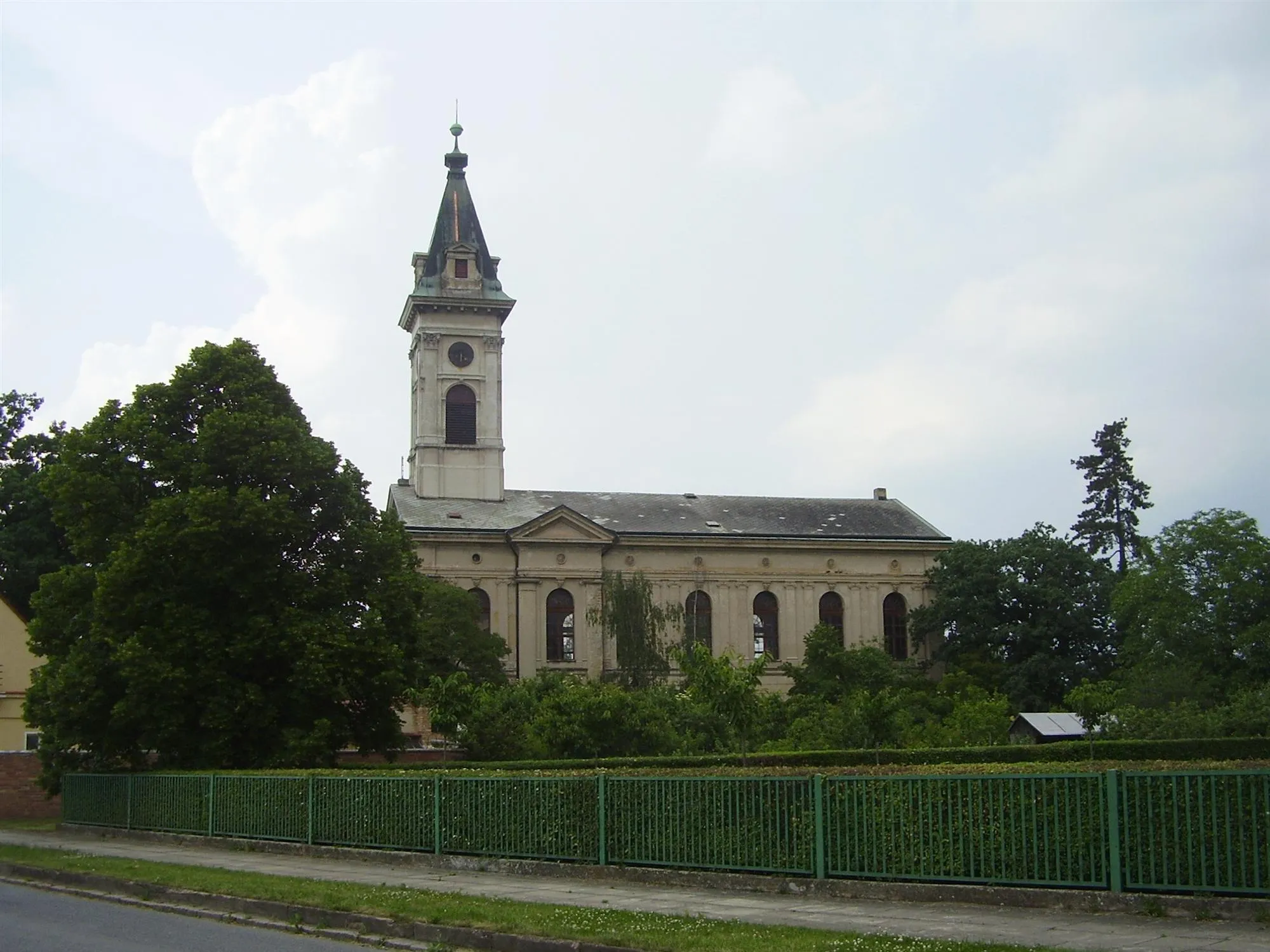 Photo showing: Church in Krabčice, Ústí nad Labem Region, Litoměřice District