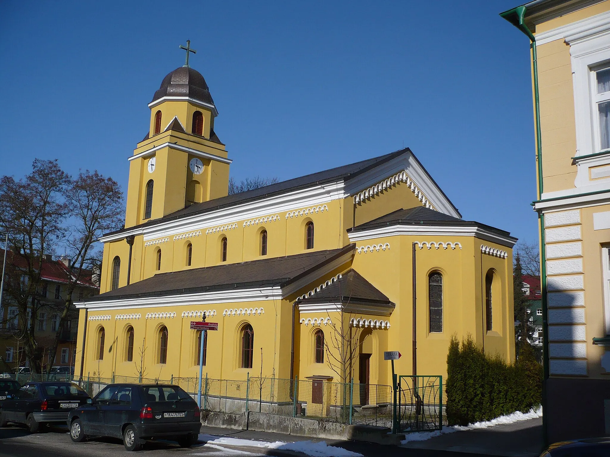 Photo showing: evangelický kostel svatého Petra a Pavla, Františkovy Lázně