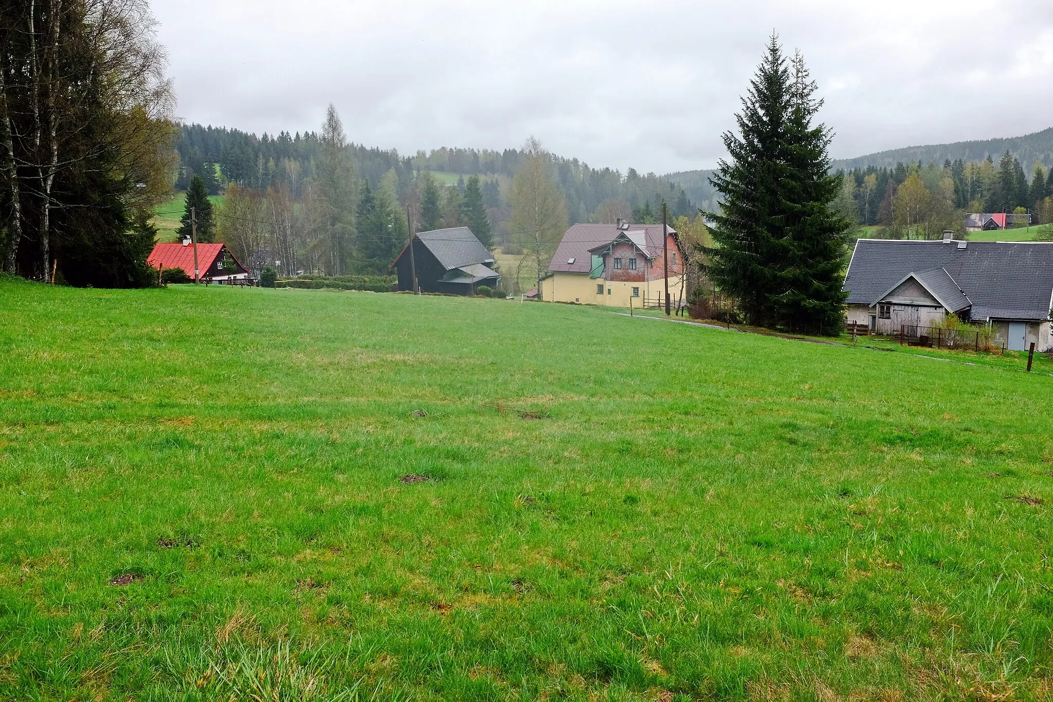 Photo showing: Rudné, část obce Vysoká Pec, Krušné hory, okres Karlovy Vary