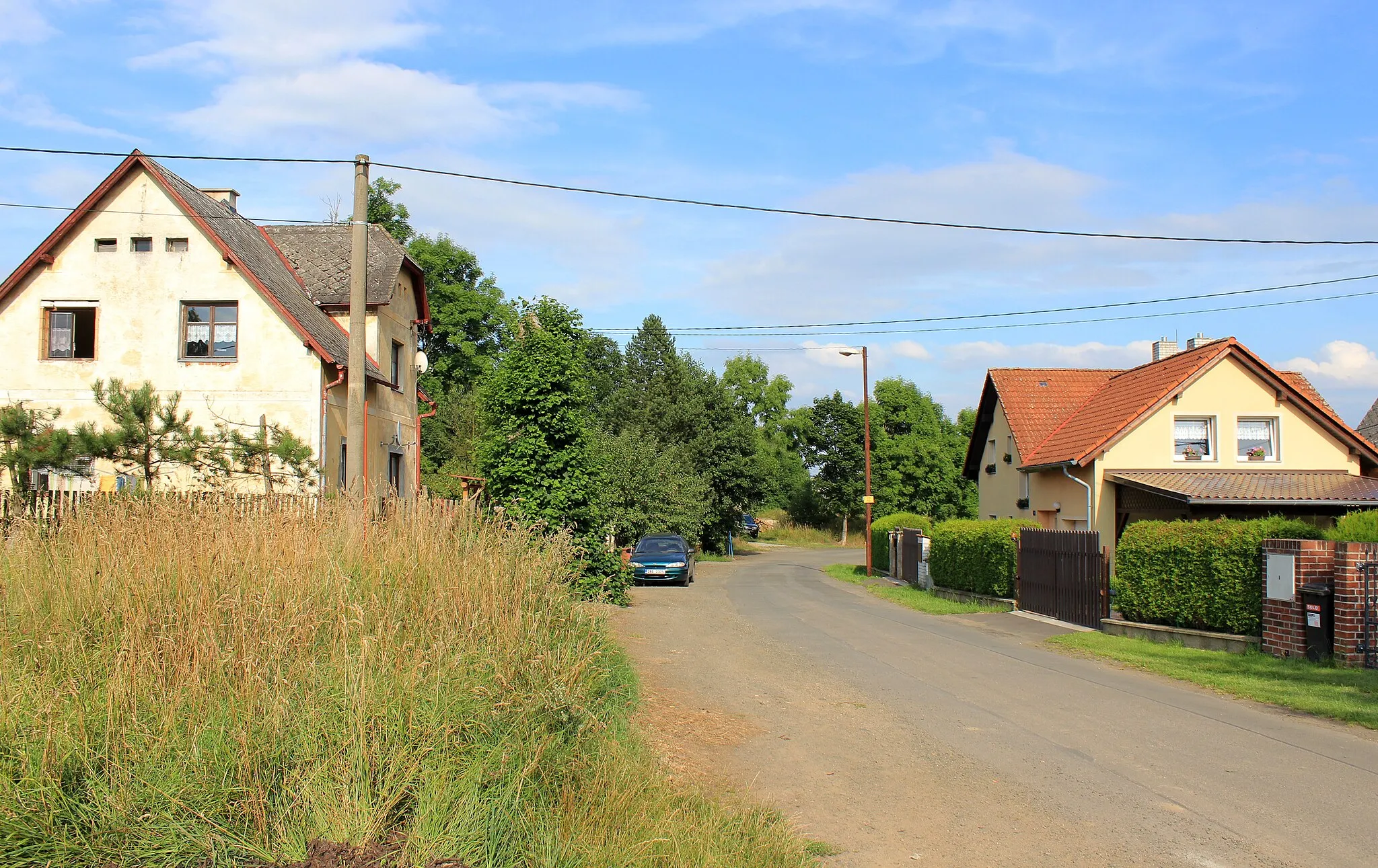 Photo showing: Middle part of Kfely, part of Ostrov, Czech Republic.