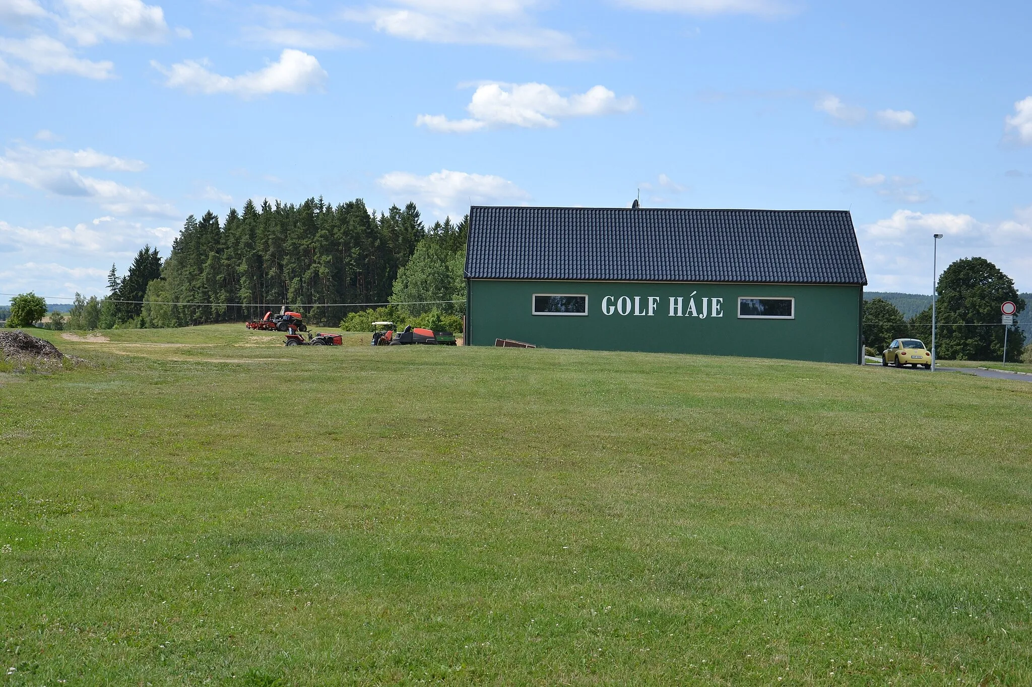 Photo showing: Háje – golfové hřiště