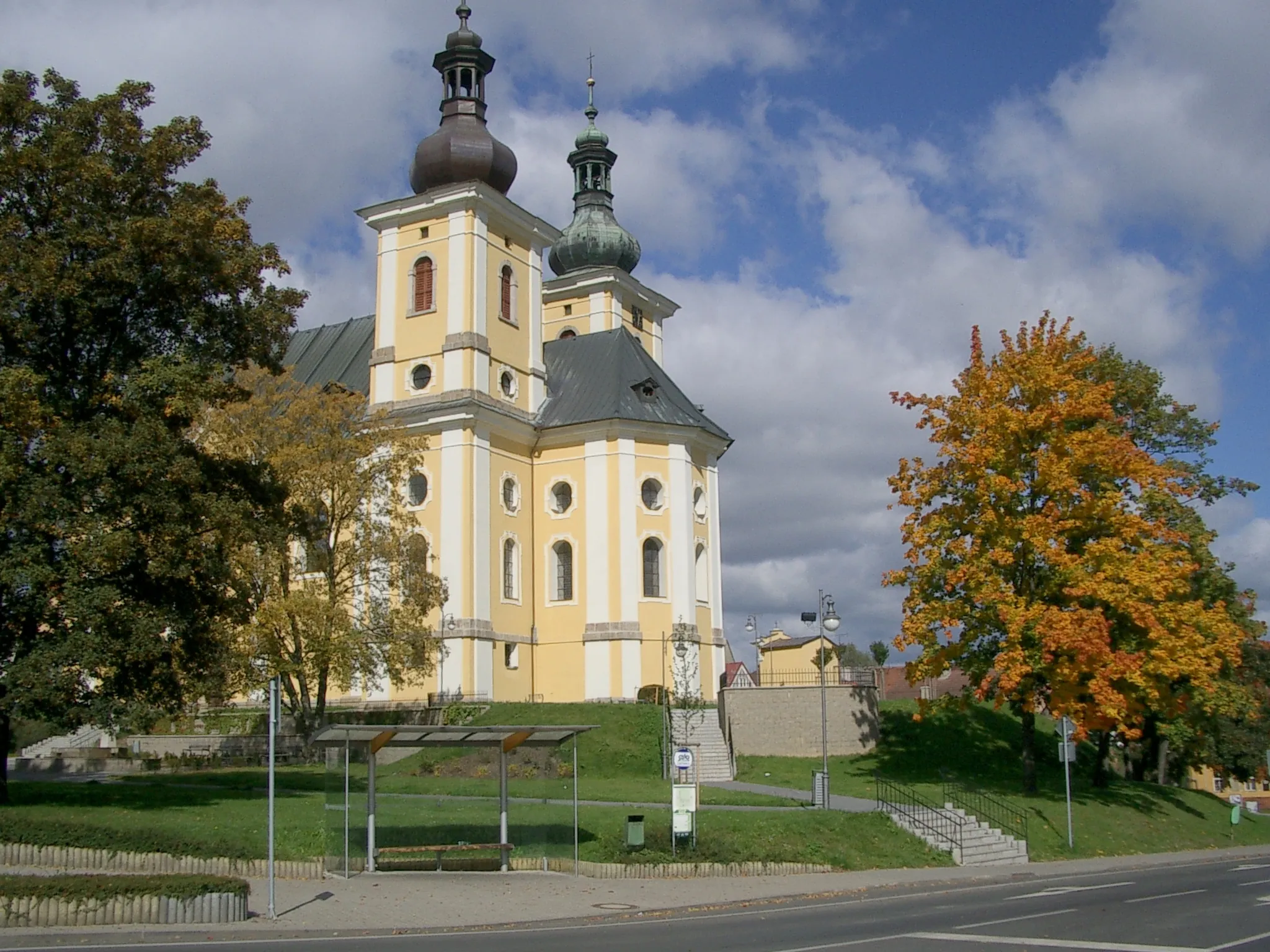 Photo showing: Pfarrkirche Mariä Himmelfahrt in Kynšperk nad Ohří