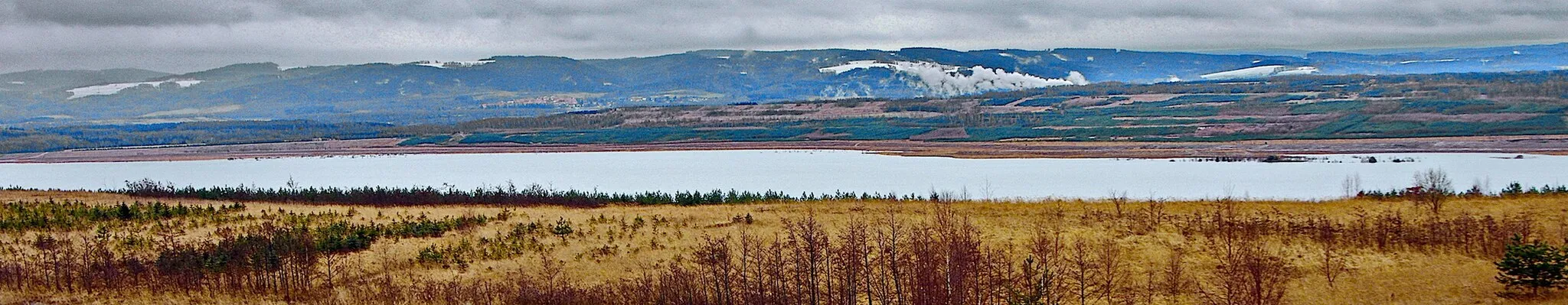 Photo showing: Искусственное озеро Медард под Соколово в Чехии.