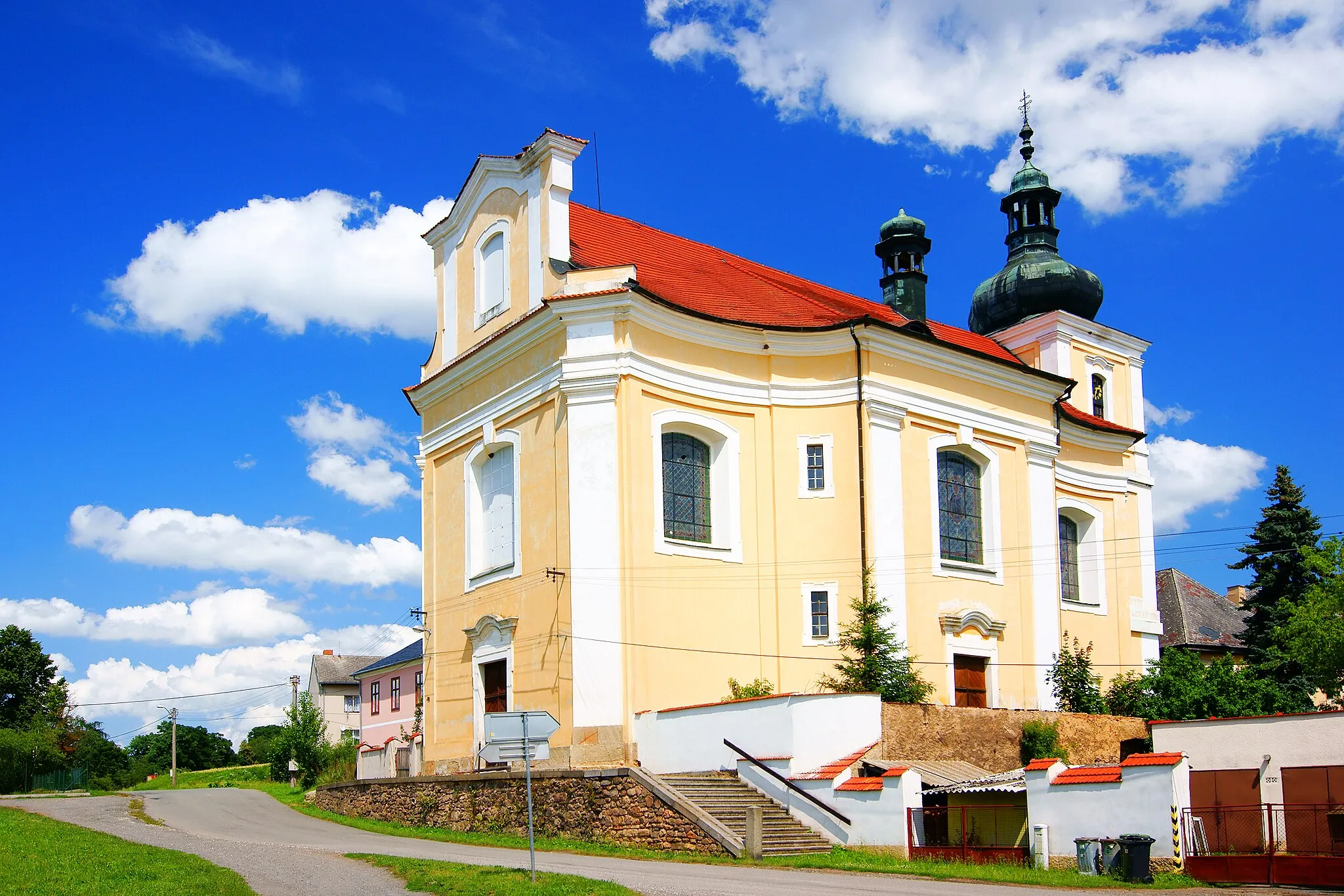 Photo showing: Barokní kostel sv. Václava v Žihli.