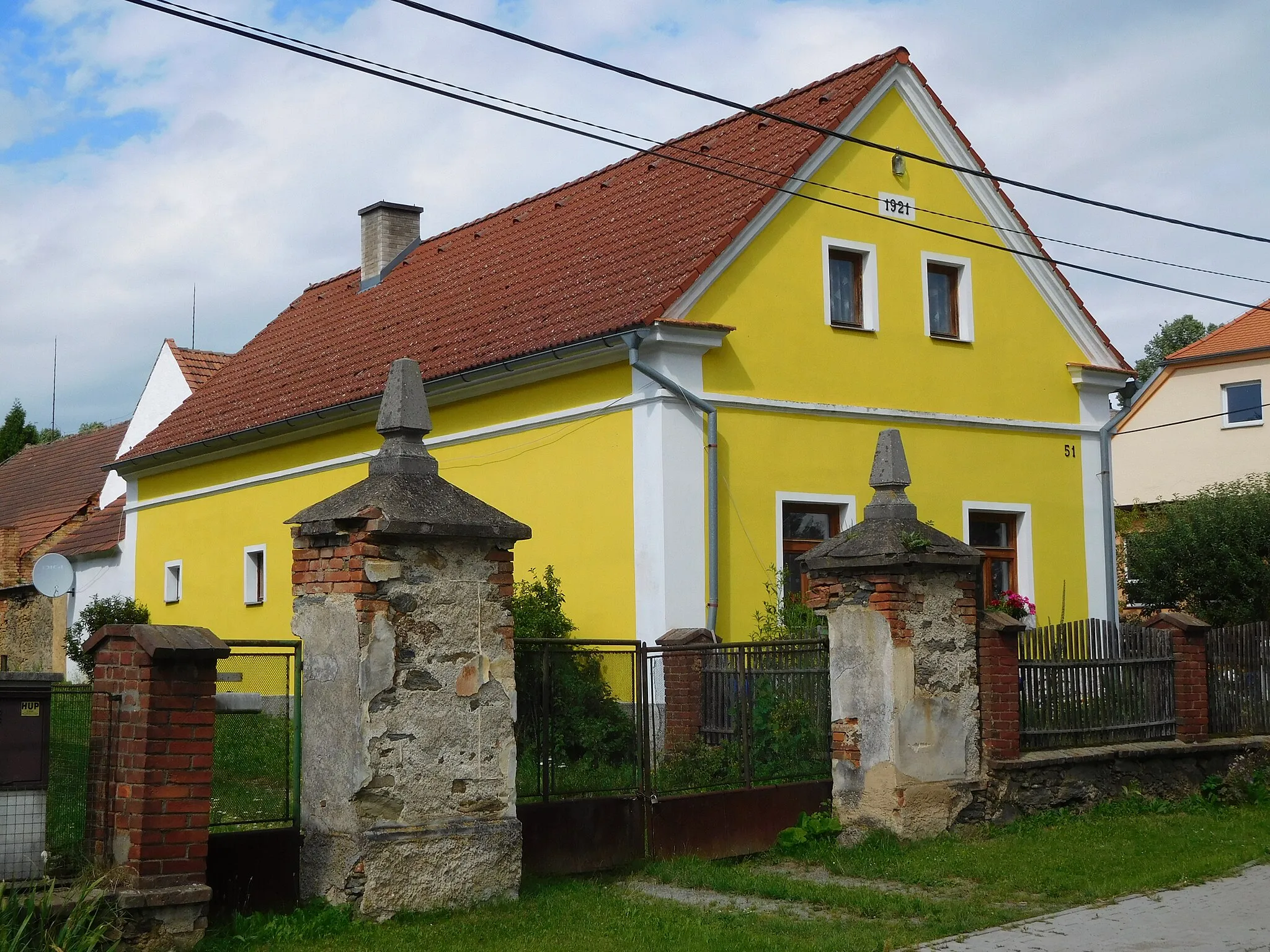 Photo showing: Čerňovice - dům č.p. 51