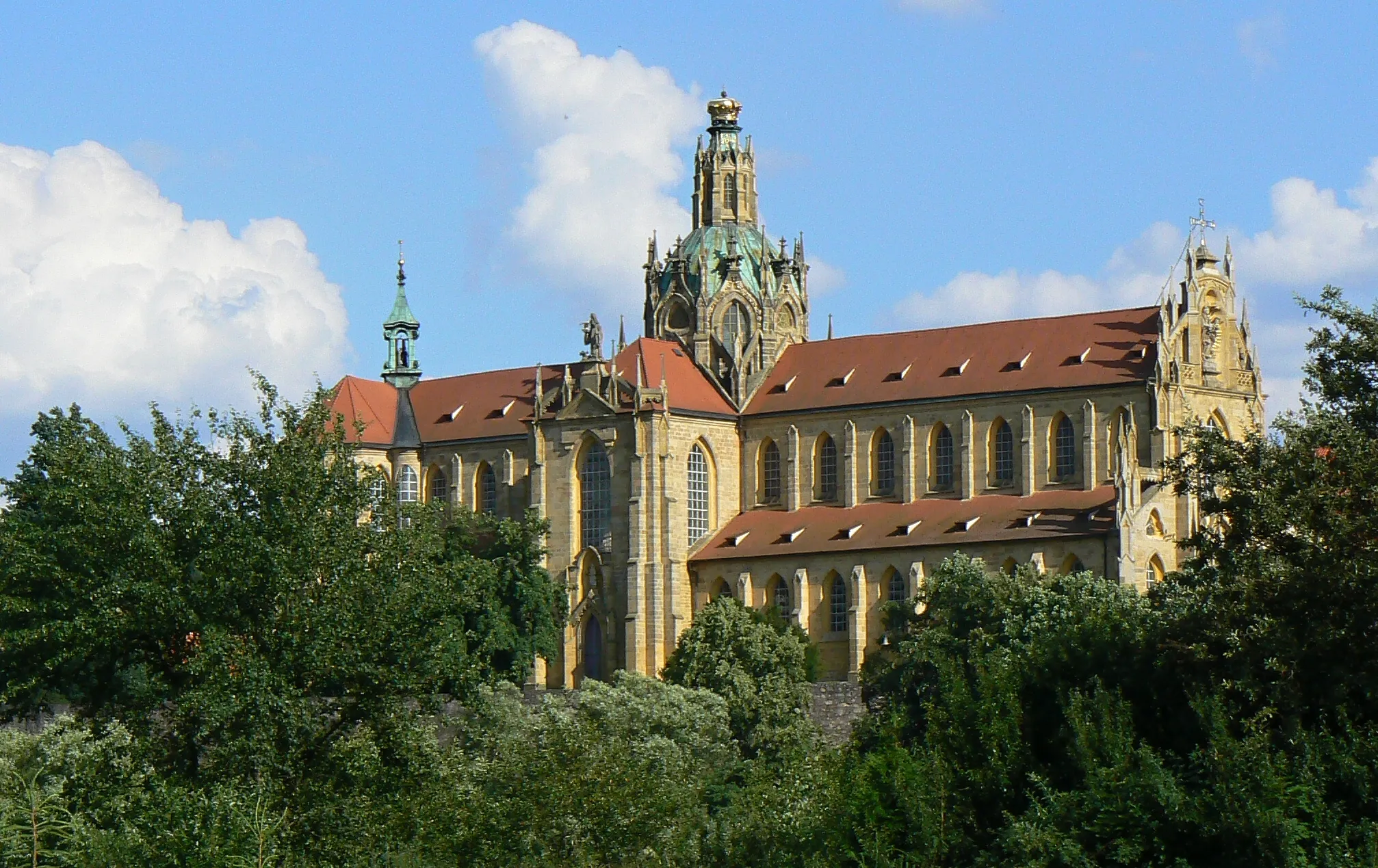 Photo showing: Monastery in town Kladruby in Tachov District in Czech Republic