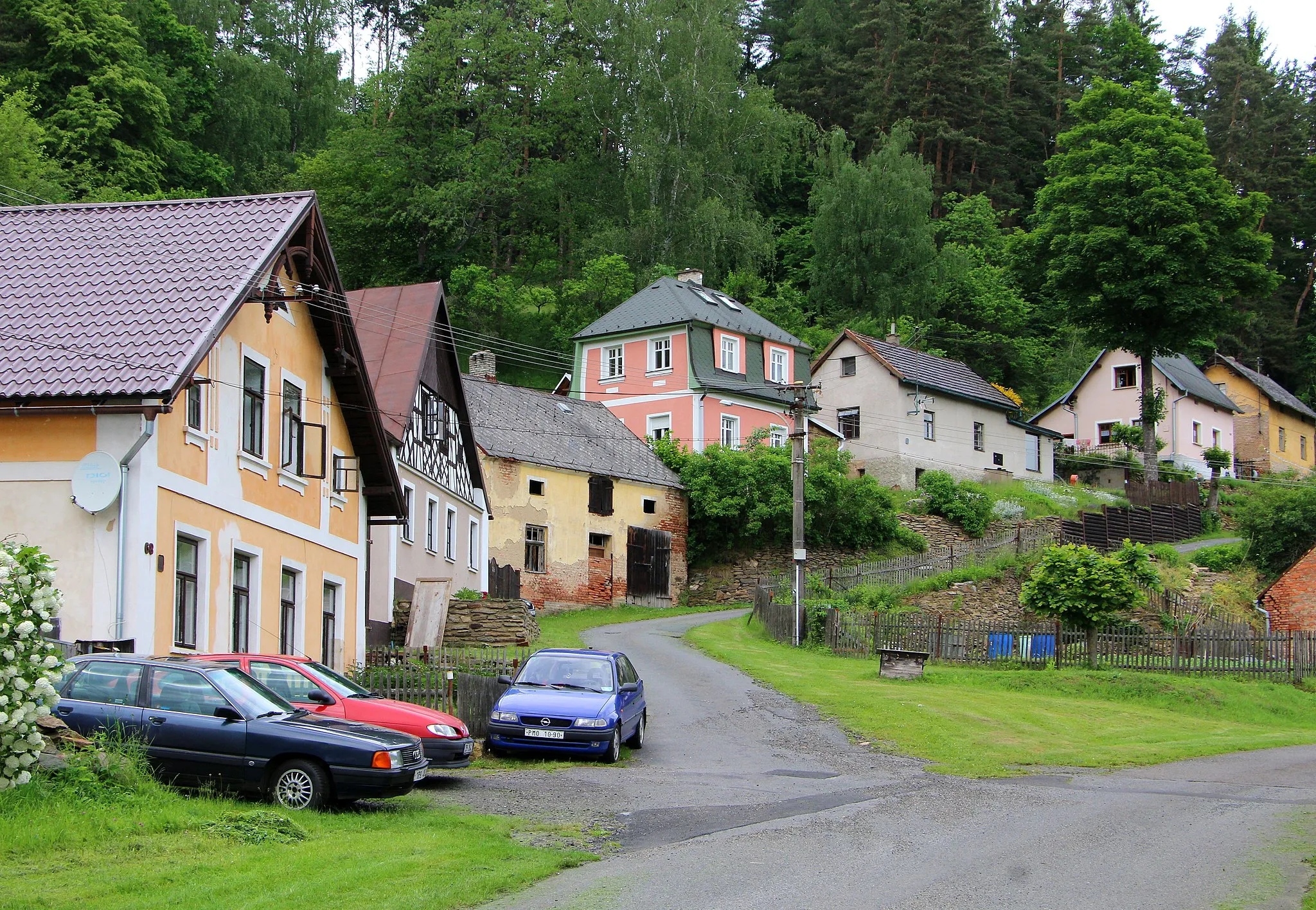Photo showing: North part of Michalovy Hory, part of Chodová Planá, Czech Republic.