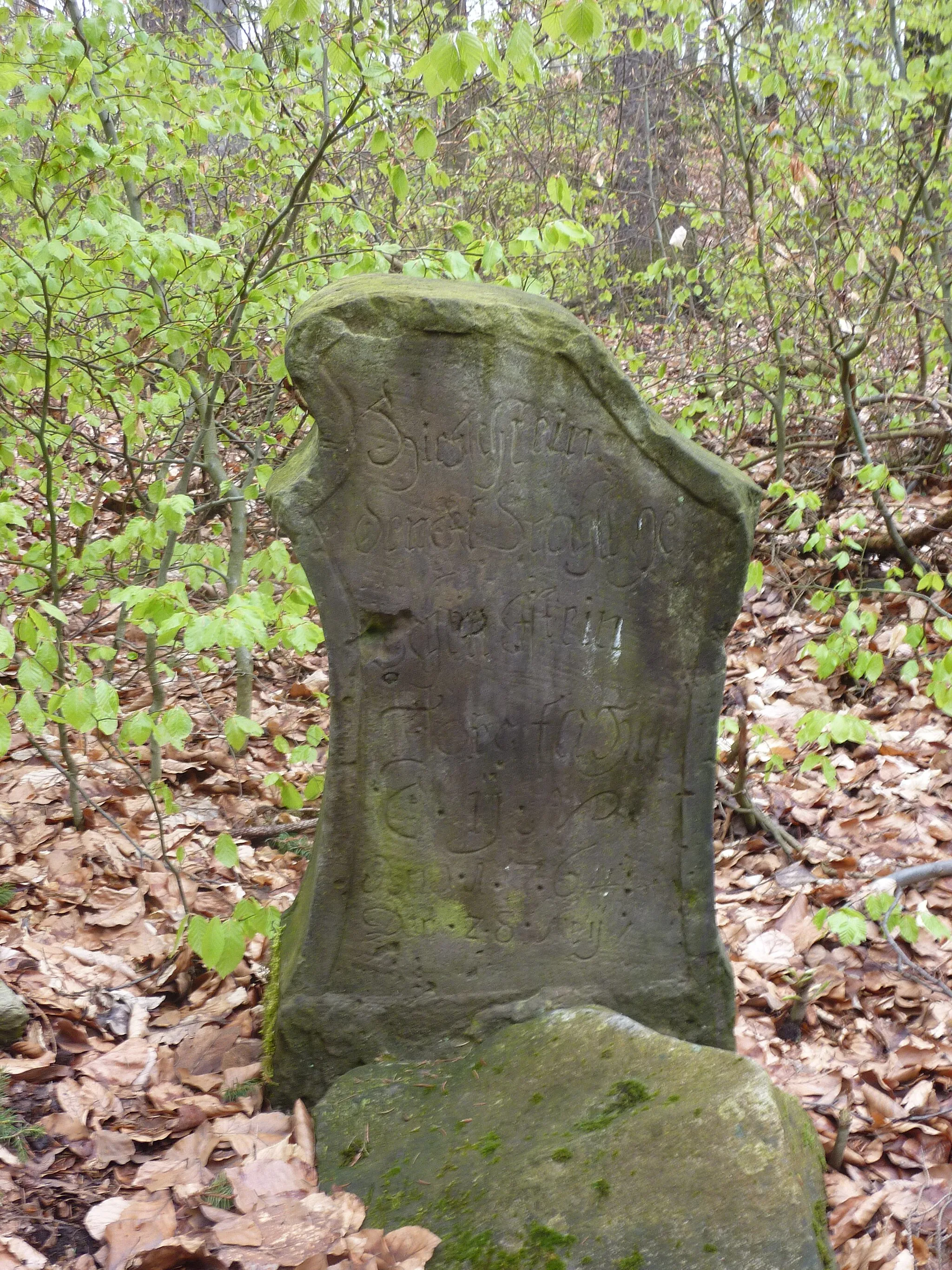 Photo showing: Gedenkstein am Forstenberg, Spitzkunnersdorf